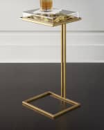Image 1 of 5: Tommy Mitchell Gilded Gingko Cocktail Table