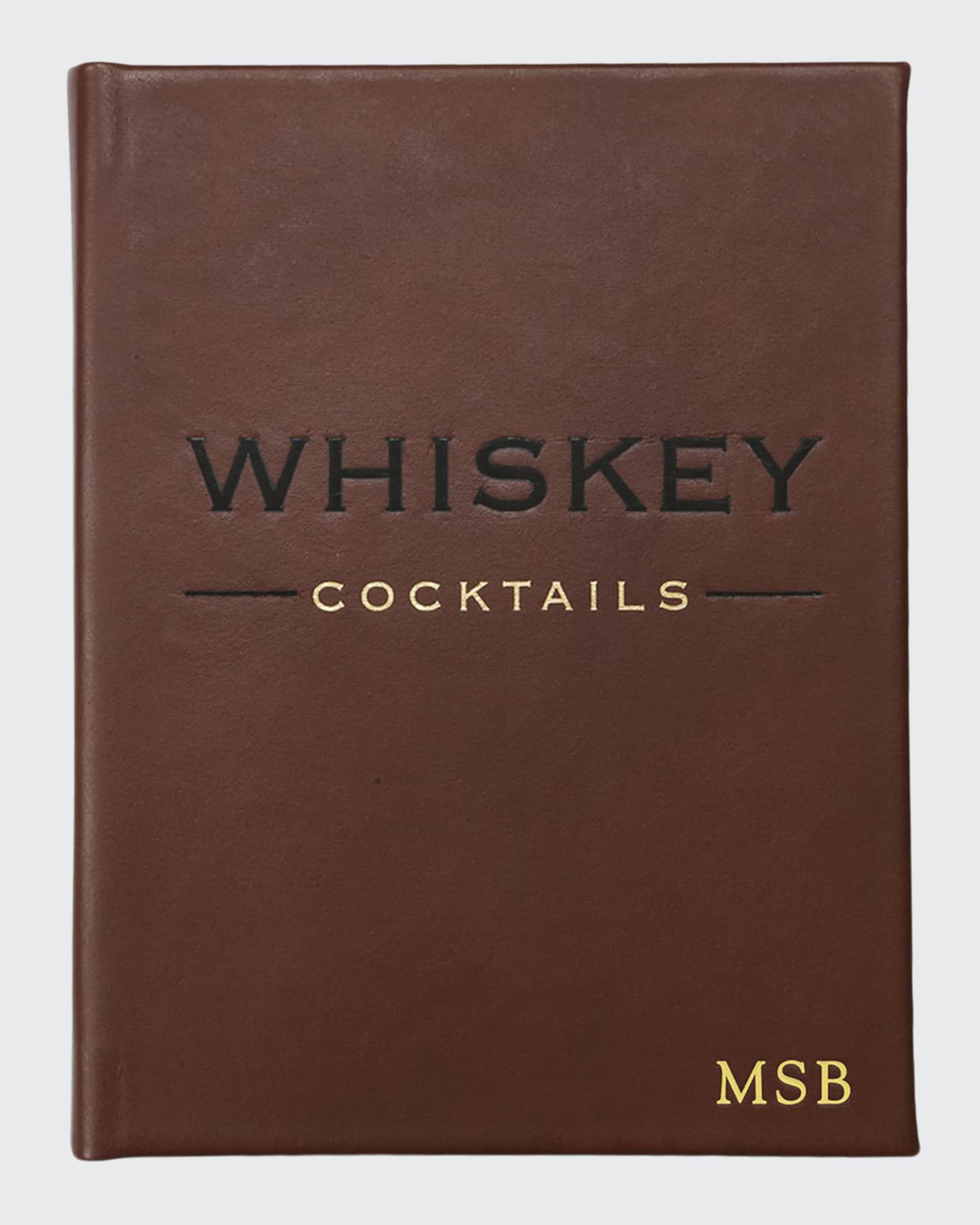 Graphic Image Whiskey Cocktails Book, Personalized