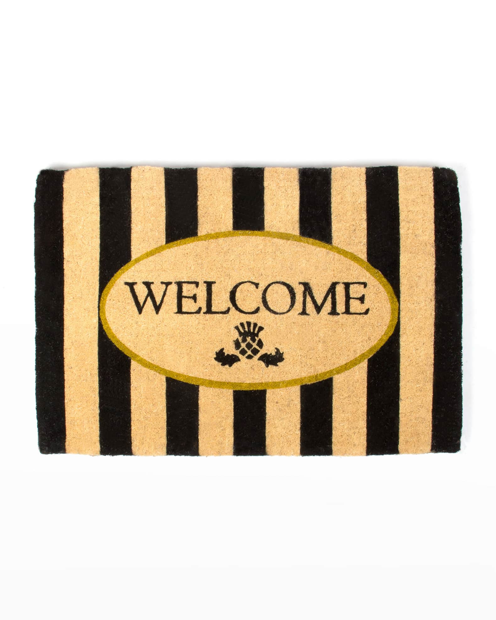MacKenzie-Childs Awning Stripe Welcome Mat | Horchow