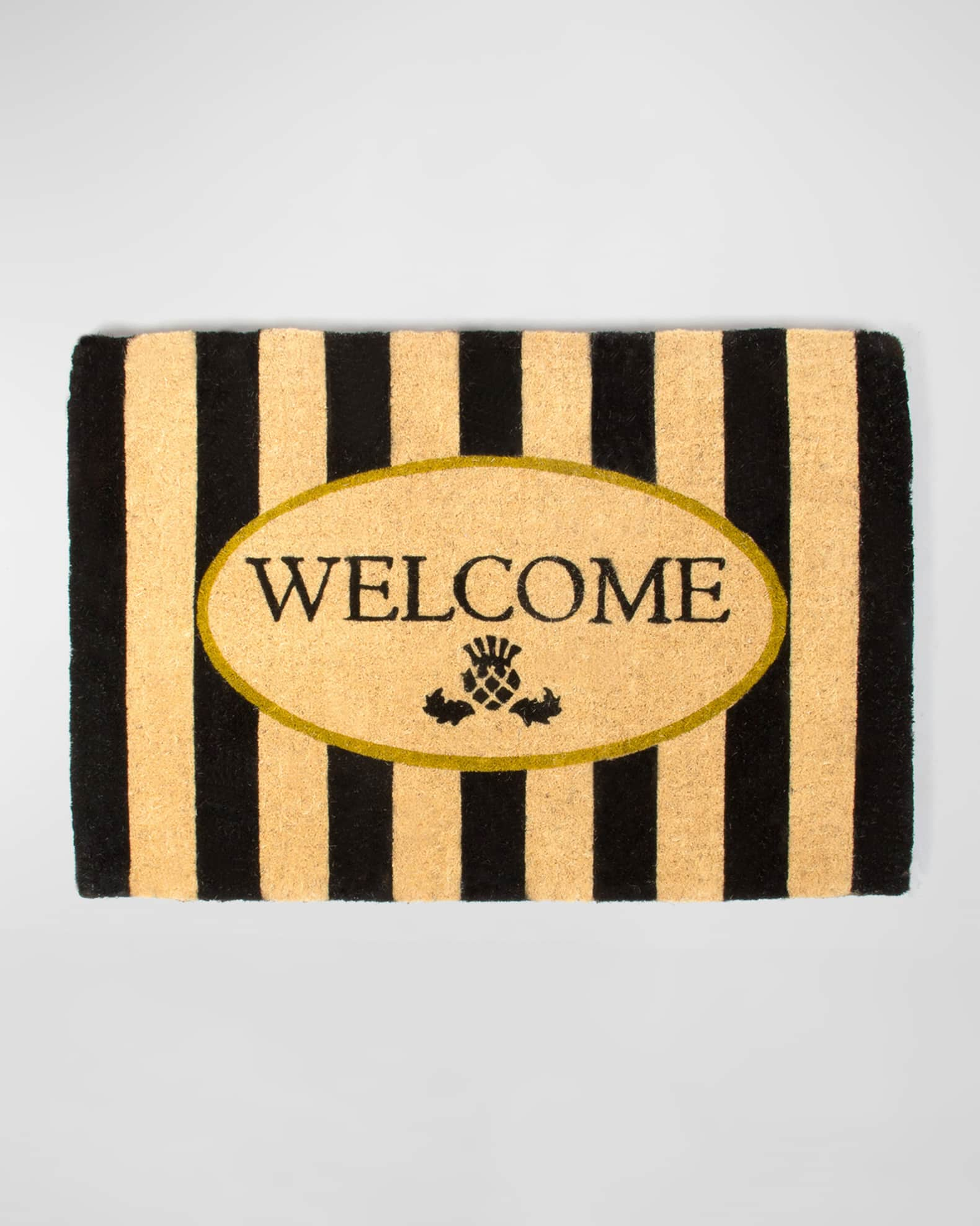 MacKenzie-Childs Awning Stripe Welcome Mat | Horchow