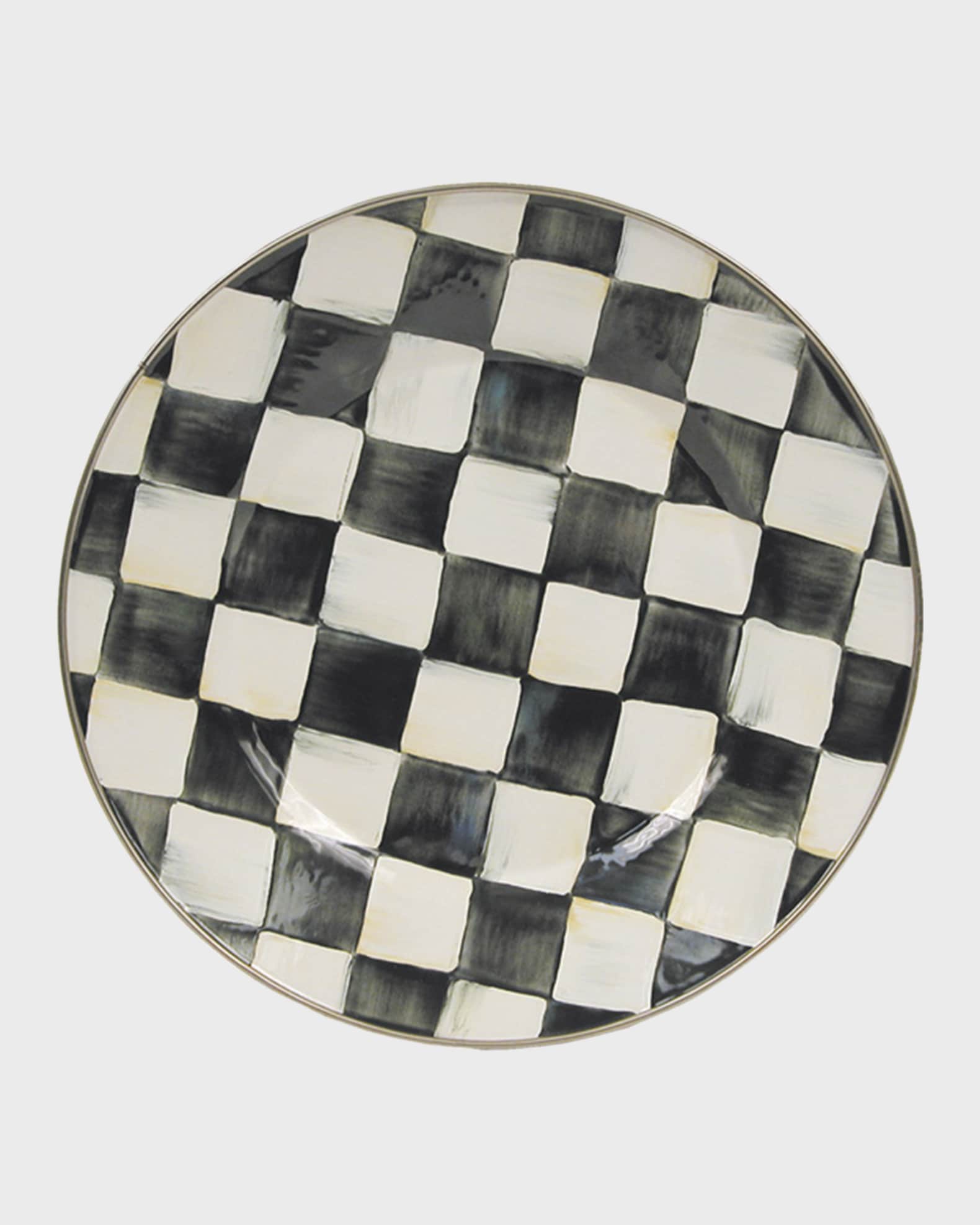 MacKenzie-Childs Courtly Check Dinner Plate