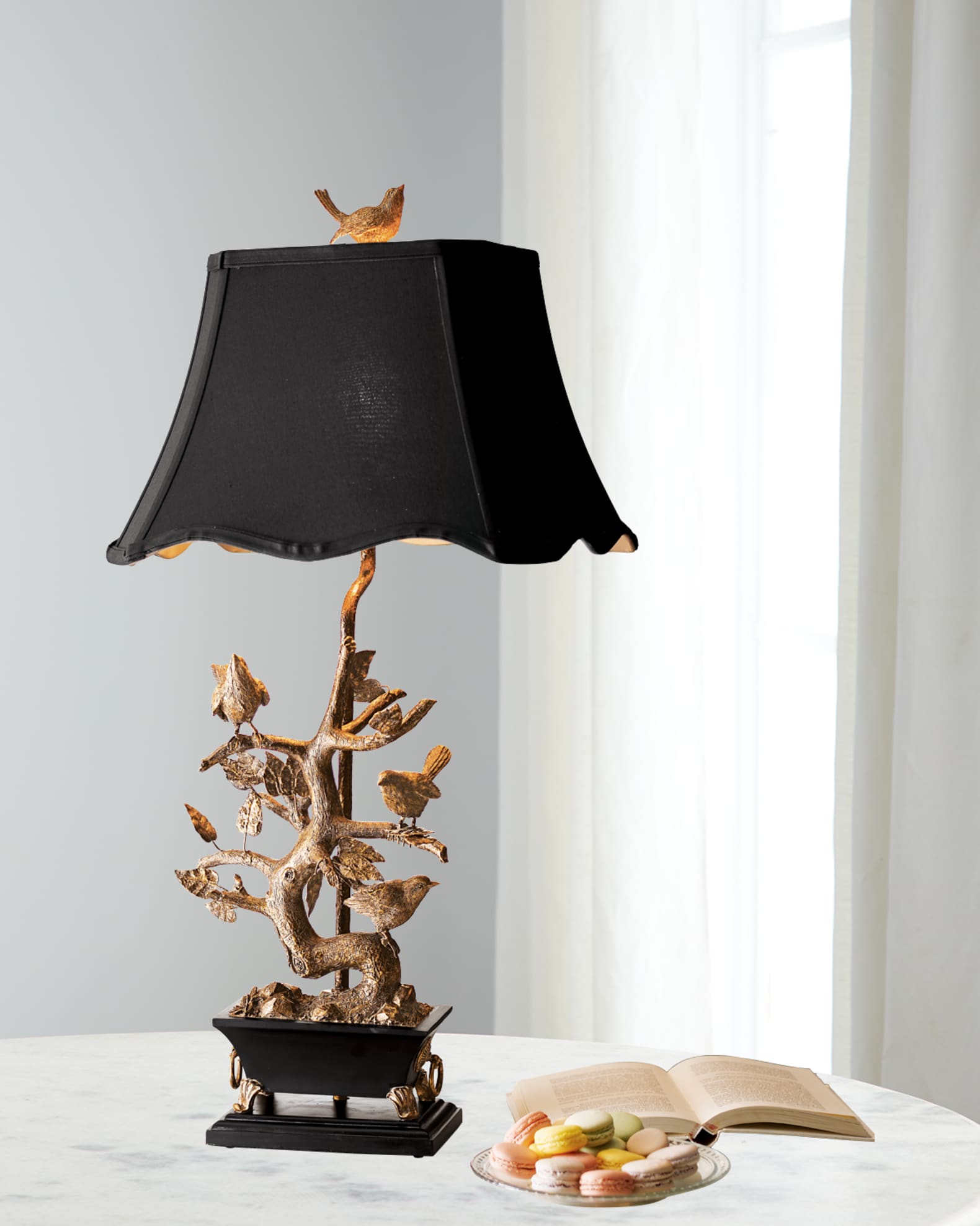 Bird and branch table lamp hotsell