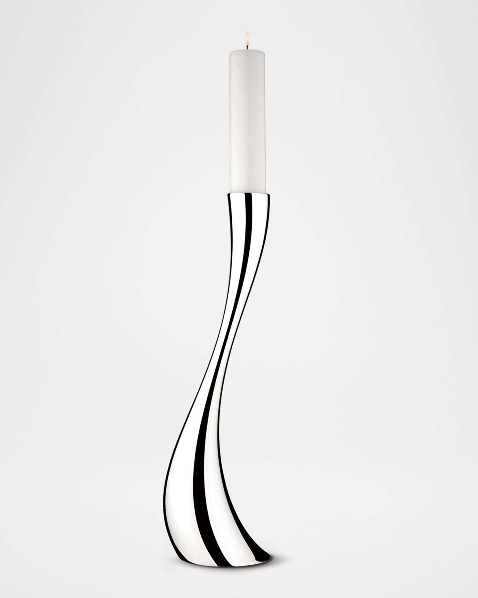 Georg Jensen Cobra Large Floor Candleholder