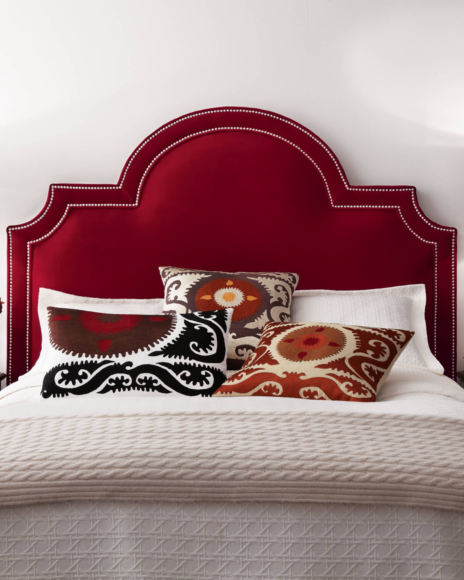 Red queen 2025 size headboard