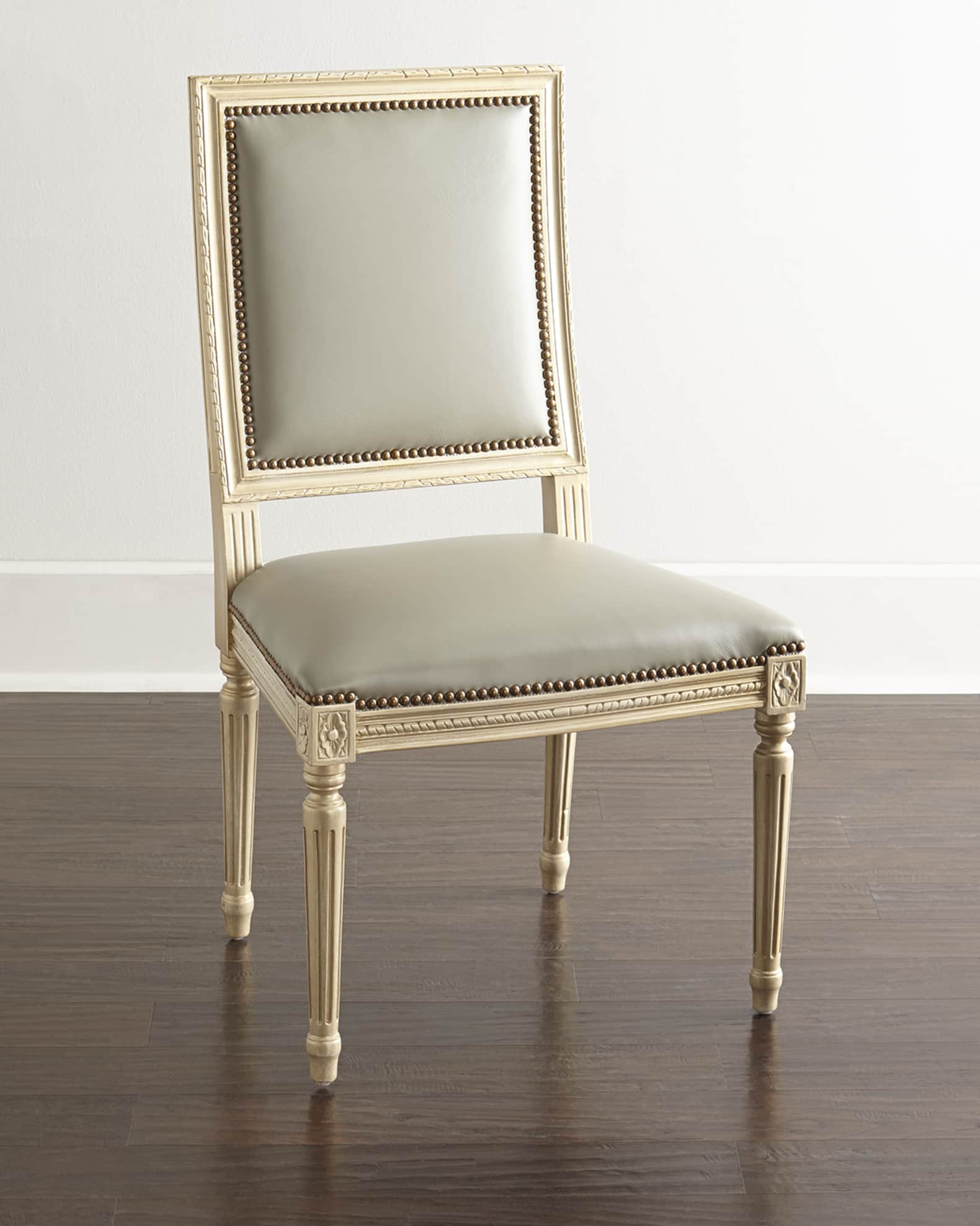 Massoud Ingram Leather Dining Chair, D8