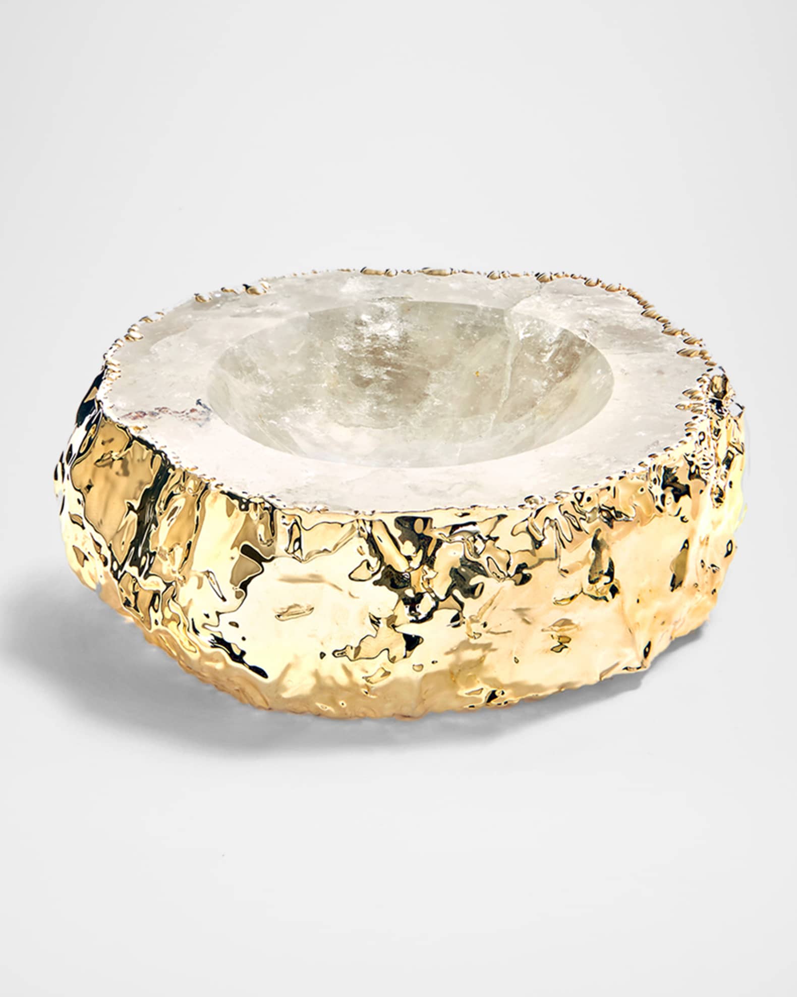 ANNA New York Cascita Crystal & Gold Bowl