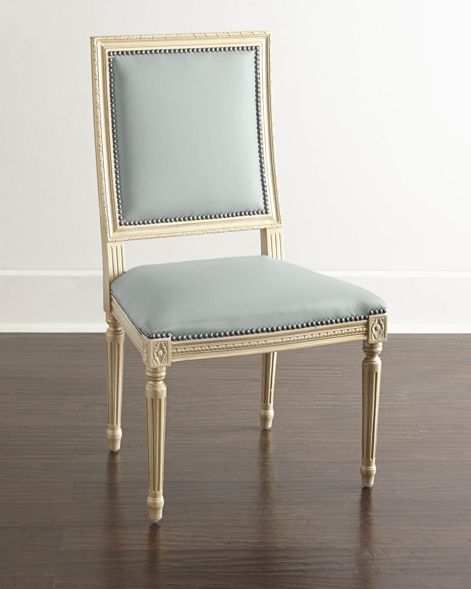 Massoud Ingram Leather Dining Chair, E2