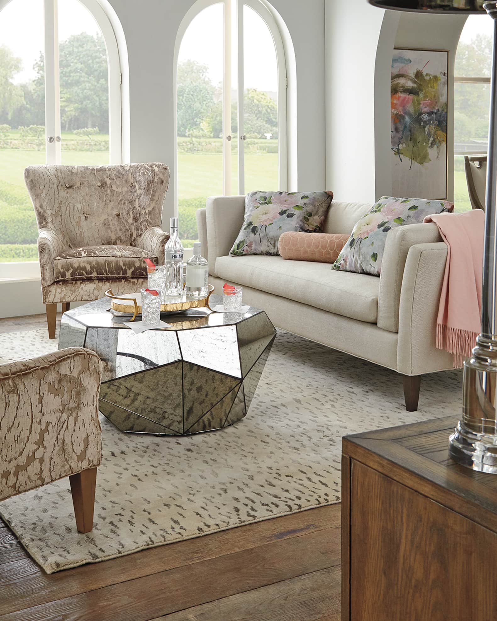 Safavieh Silver Leopard Rug, 10' x 14' | Horchow