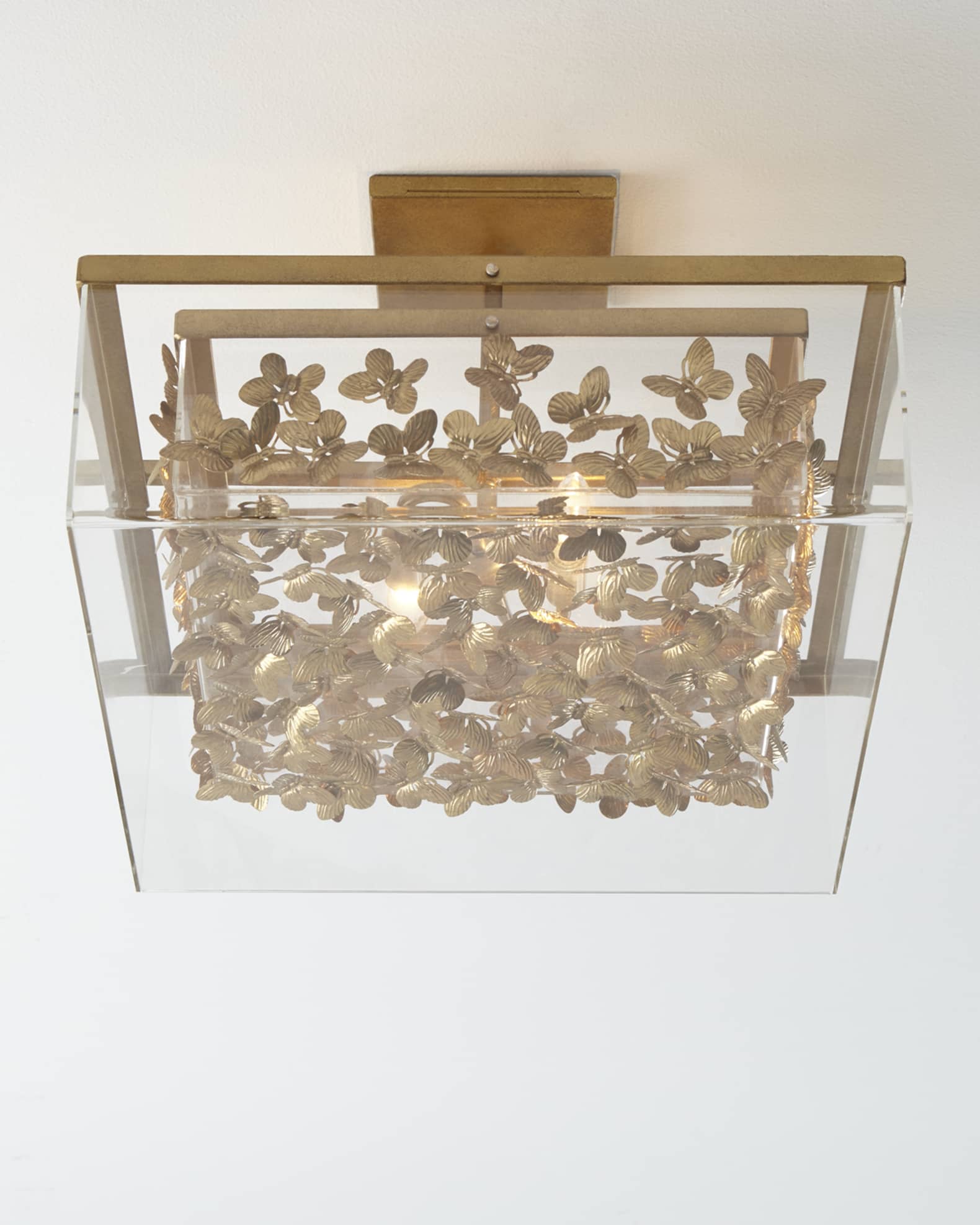 Tommy Mitchell Butterfly Flush Mount Ceiling Light Horchow