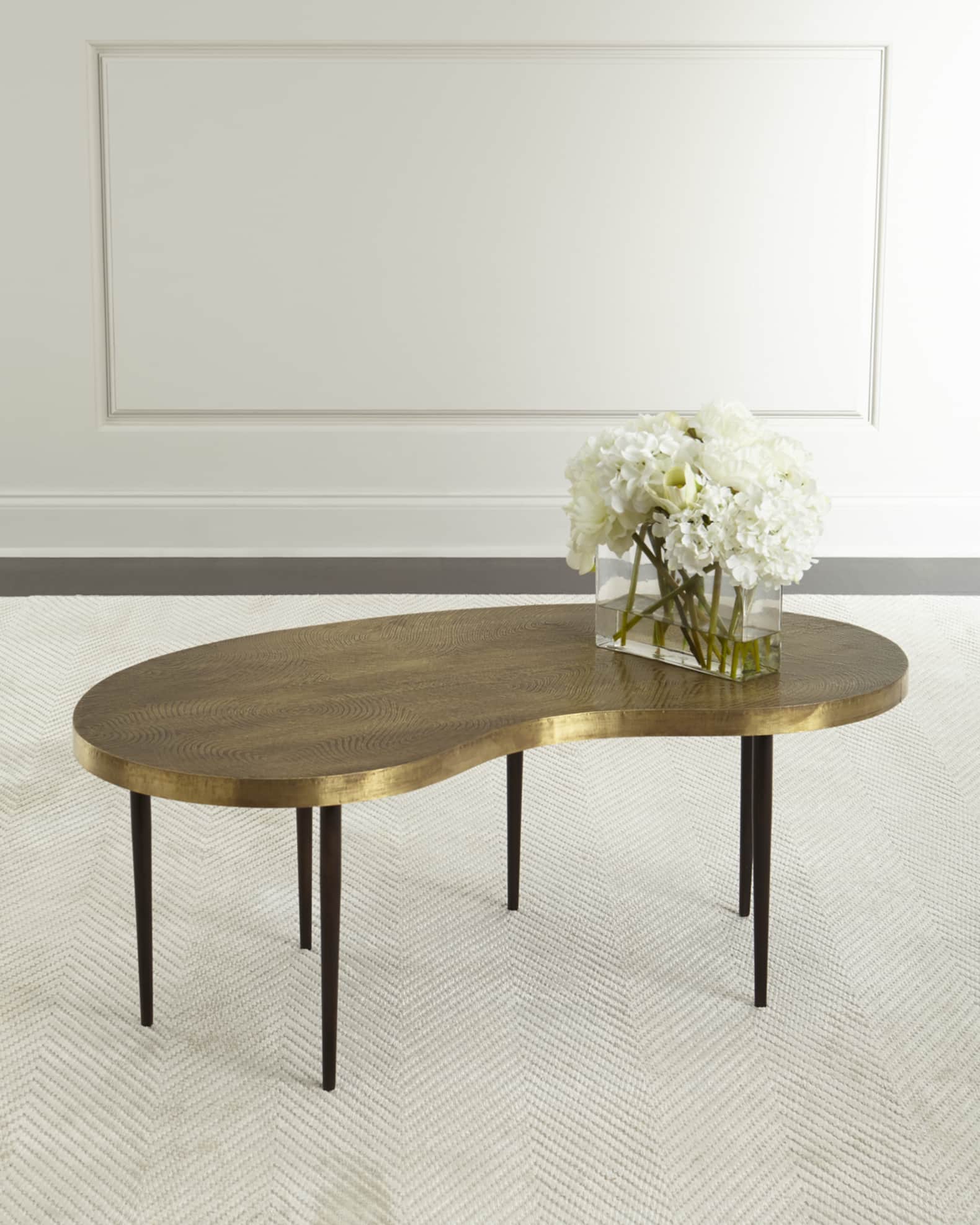 Jacob solid wood solid on sale coffee table arteriors