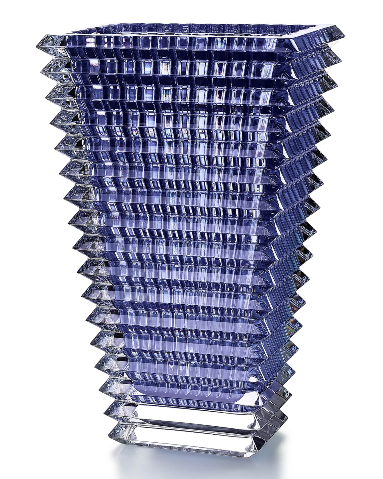 工芸品 baccarat Baccarat Large Rectangular Eye Vase | Horchow