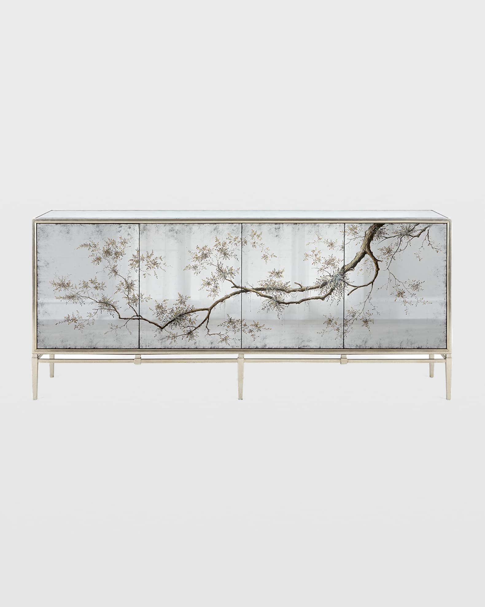 John-Richard Collection Falling Branch Eglomise Console