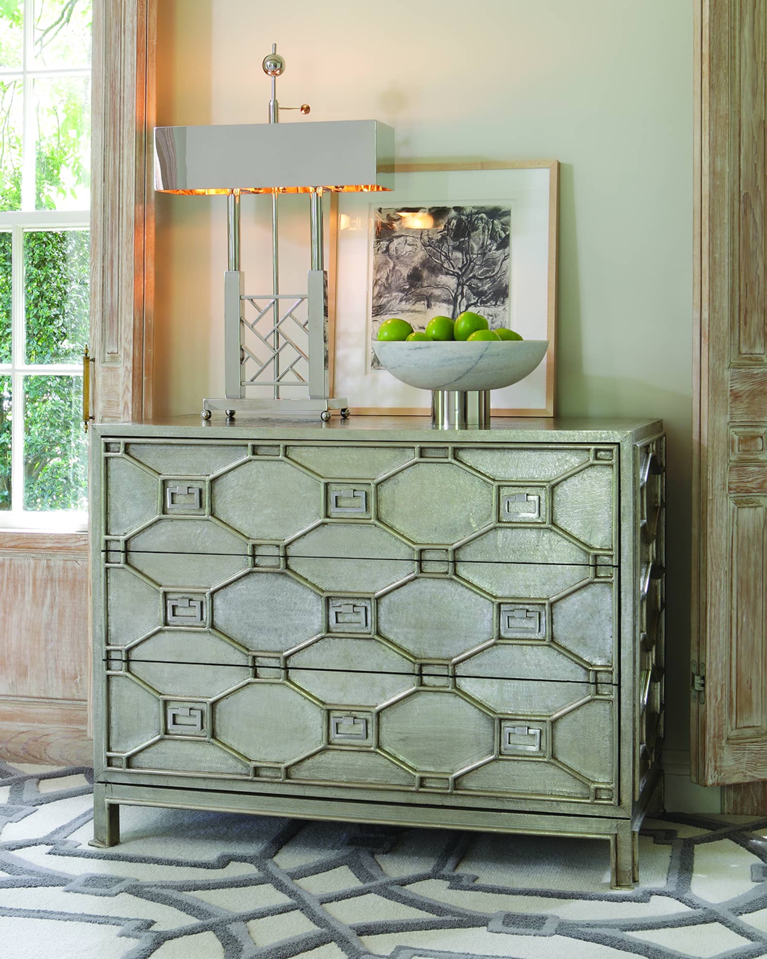 Horchow mirrored new arrivals dresser