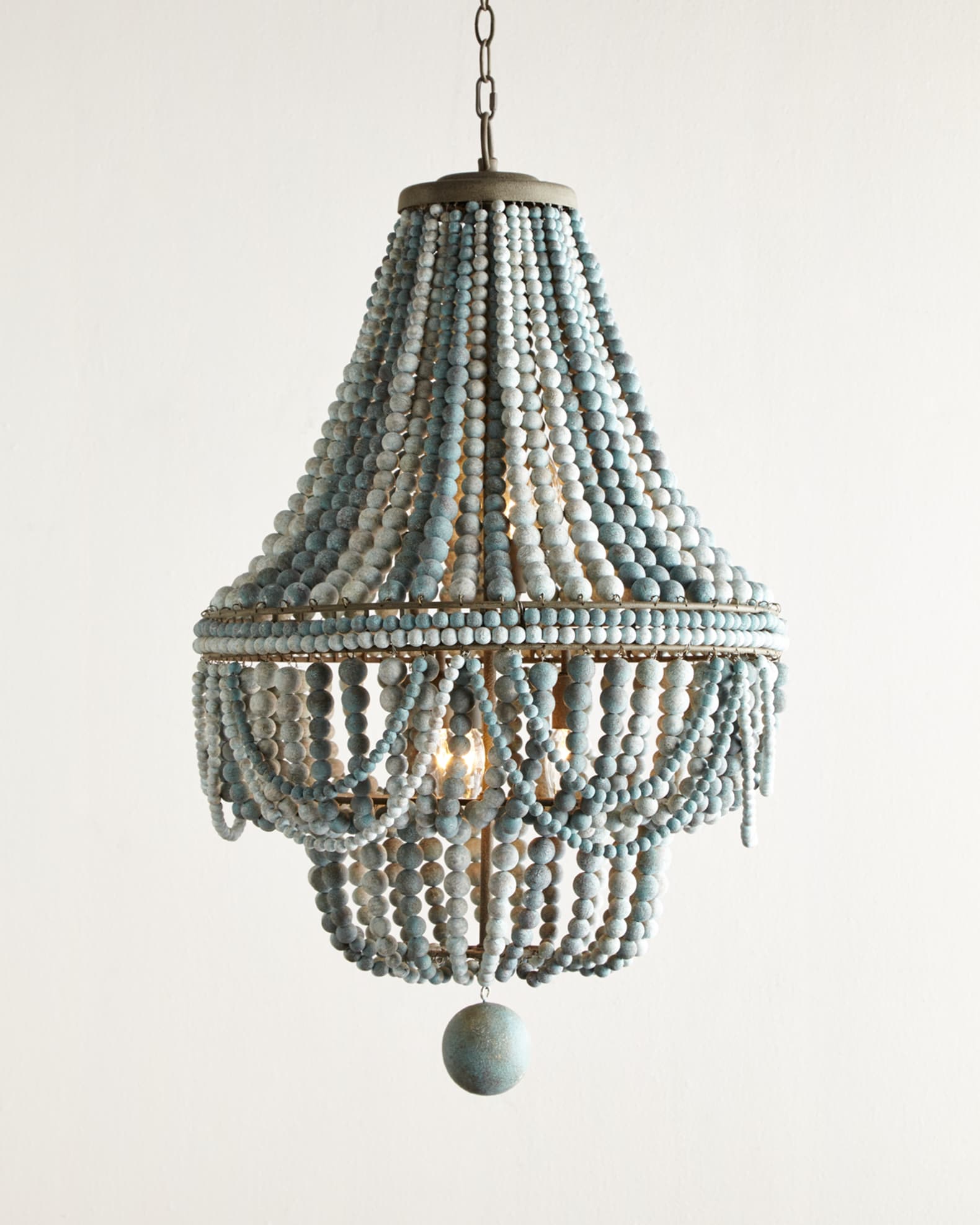 Regina Andrew Malibu Beaded 6 Light Chandelier