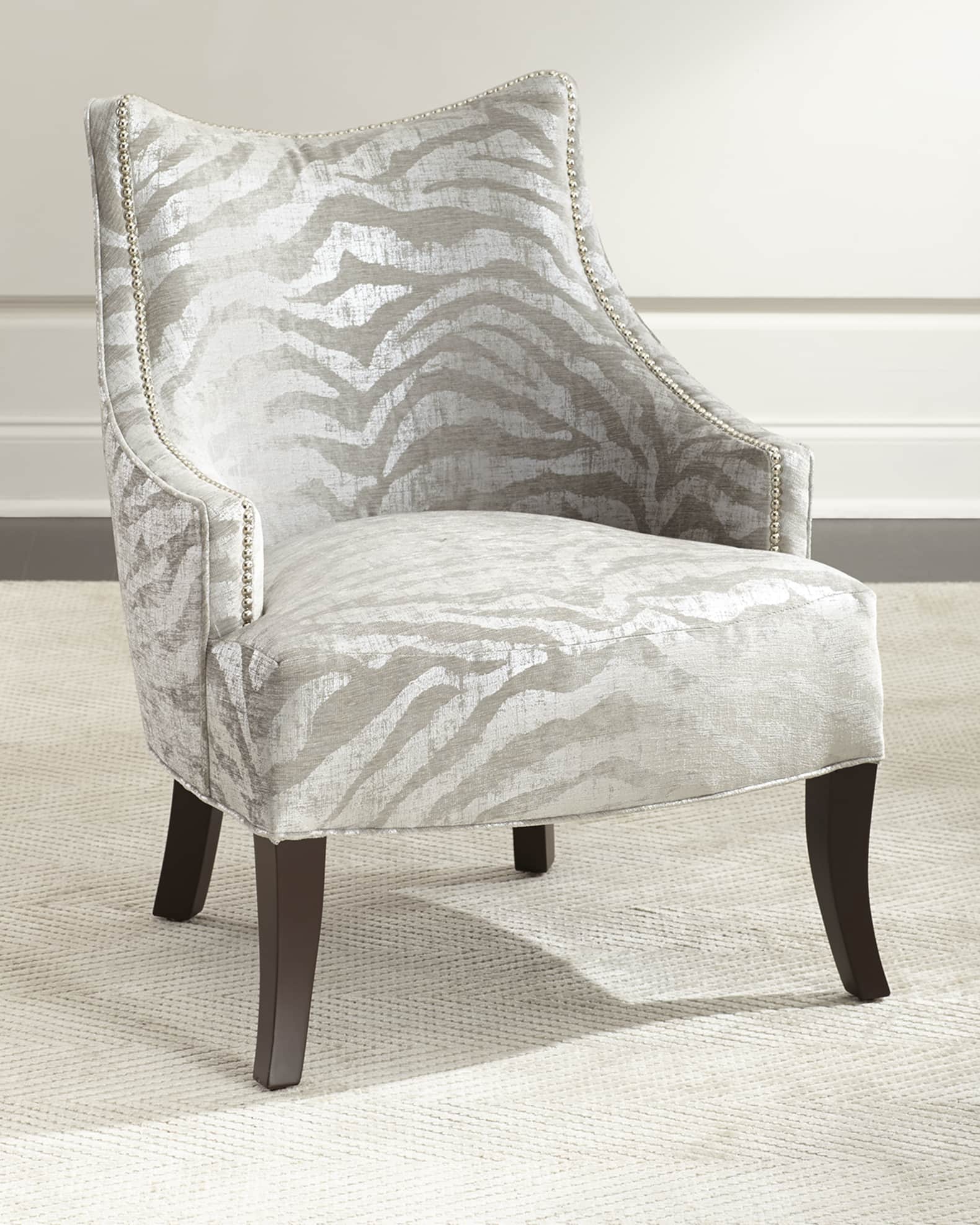 Animal print arm chair store