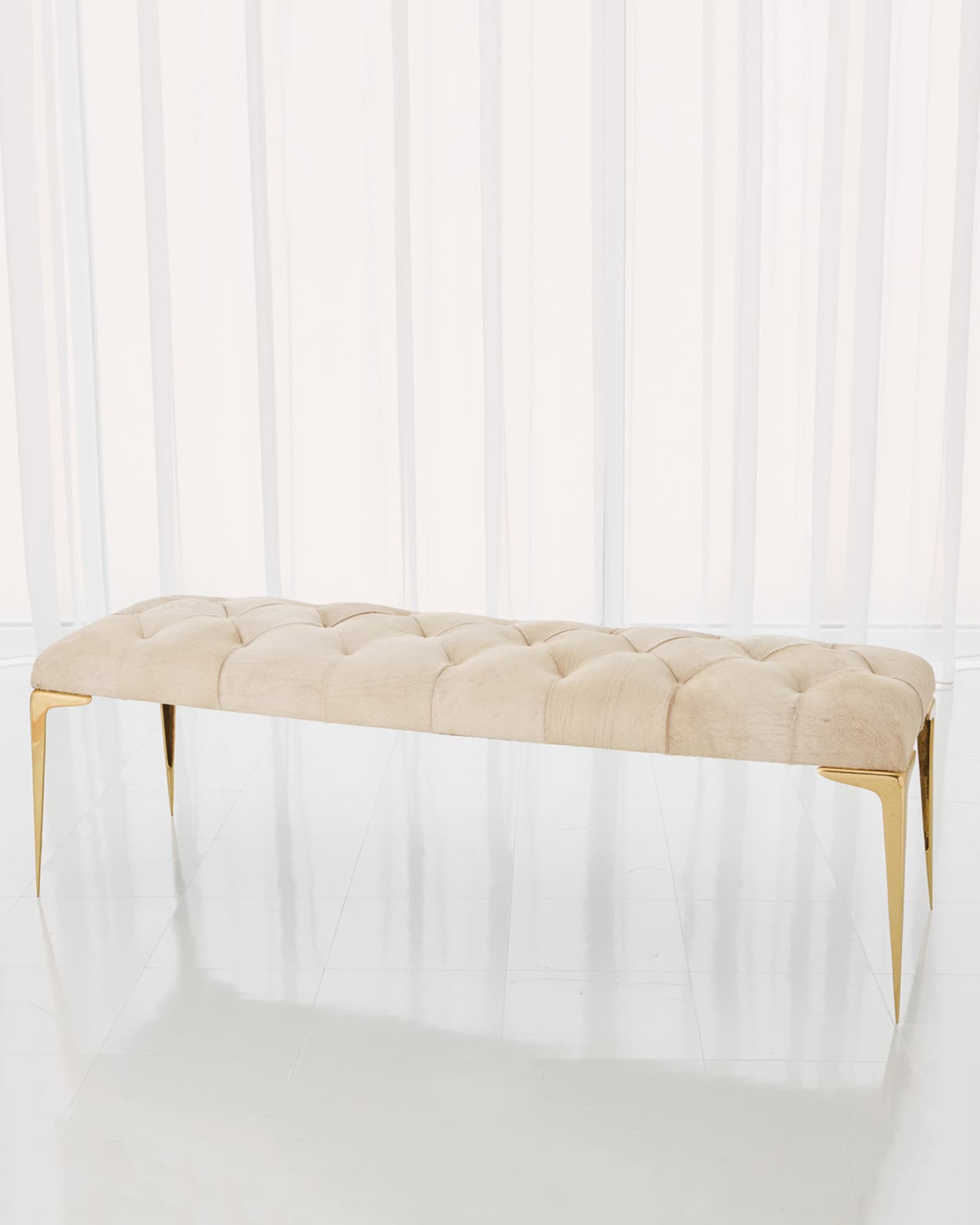 Global Views Paola Hairhide Bench