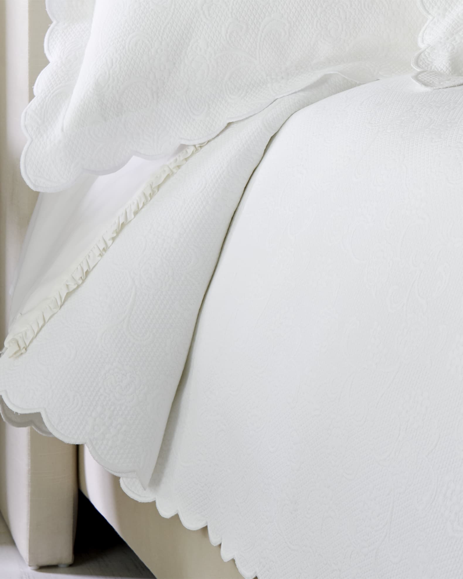 Sferra Floral Matelasse Coverlet, FULLQUEEN Horchow