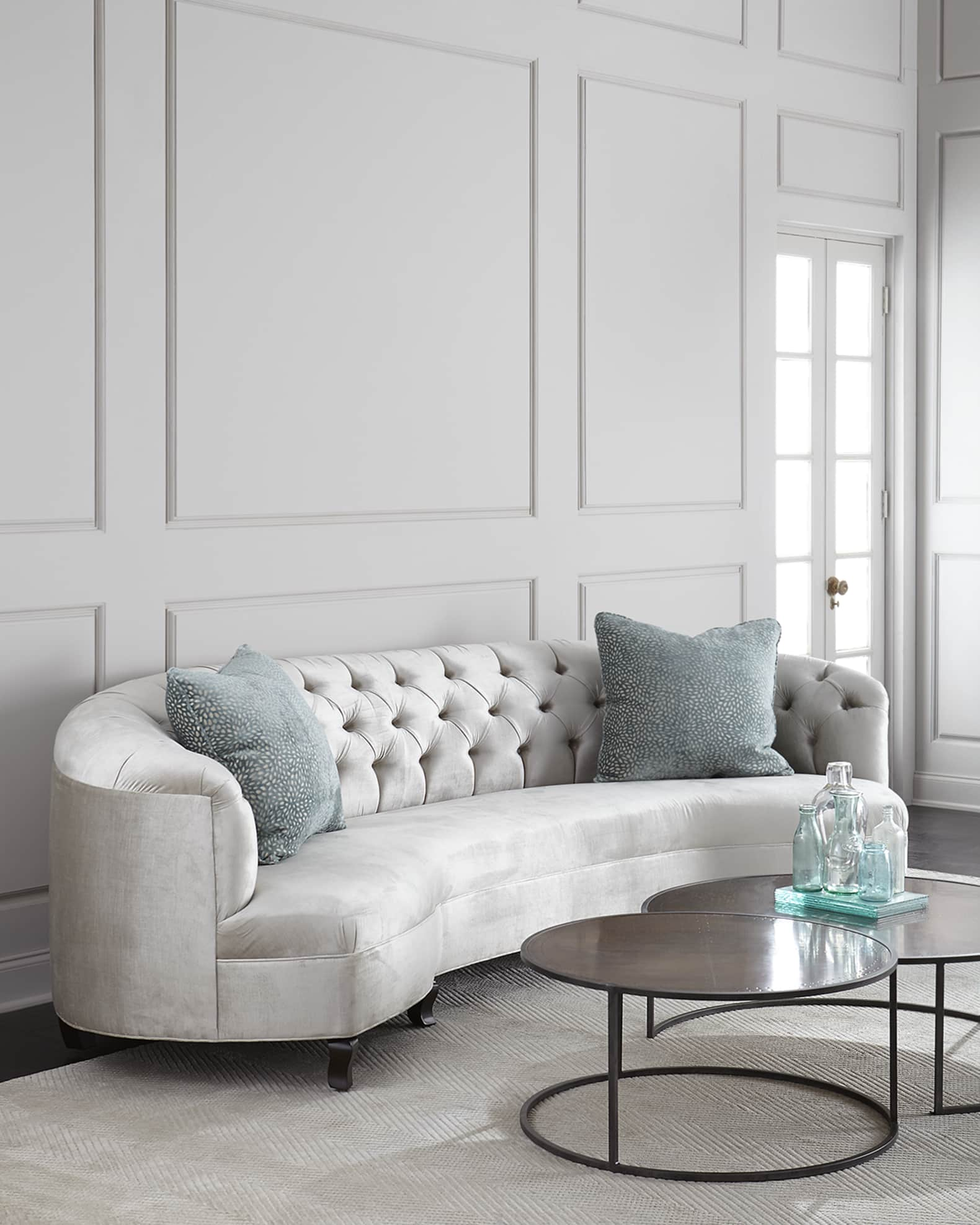 Haute House Mansfield Monroe Tufted Sofa 114 Horchow