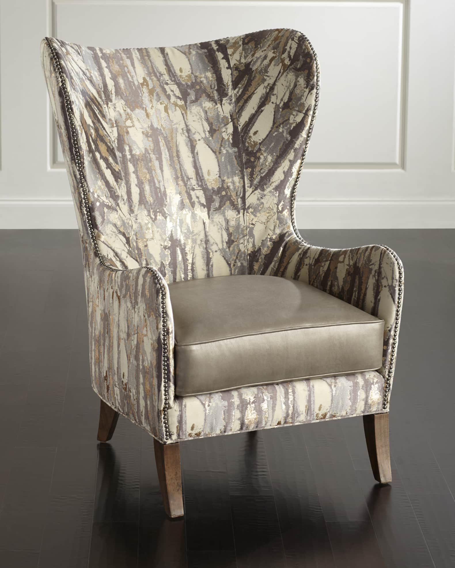Massoud Inigo Glimmer Wing Chair