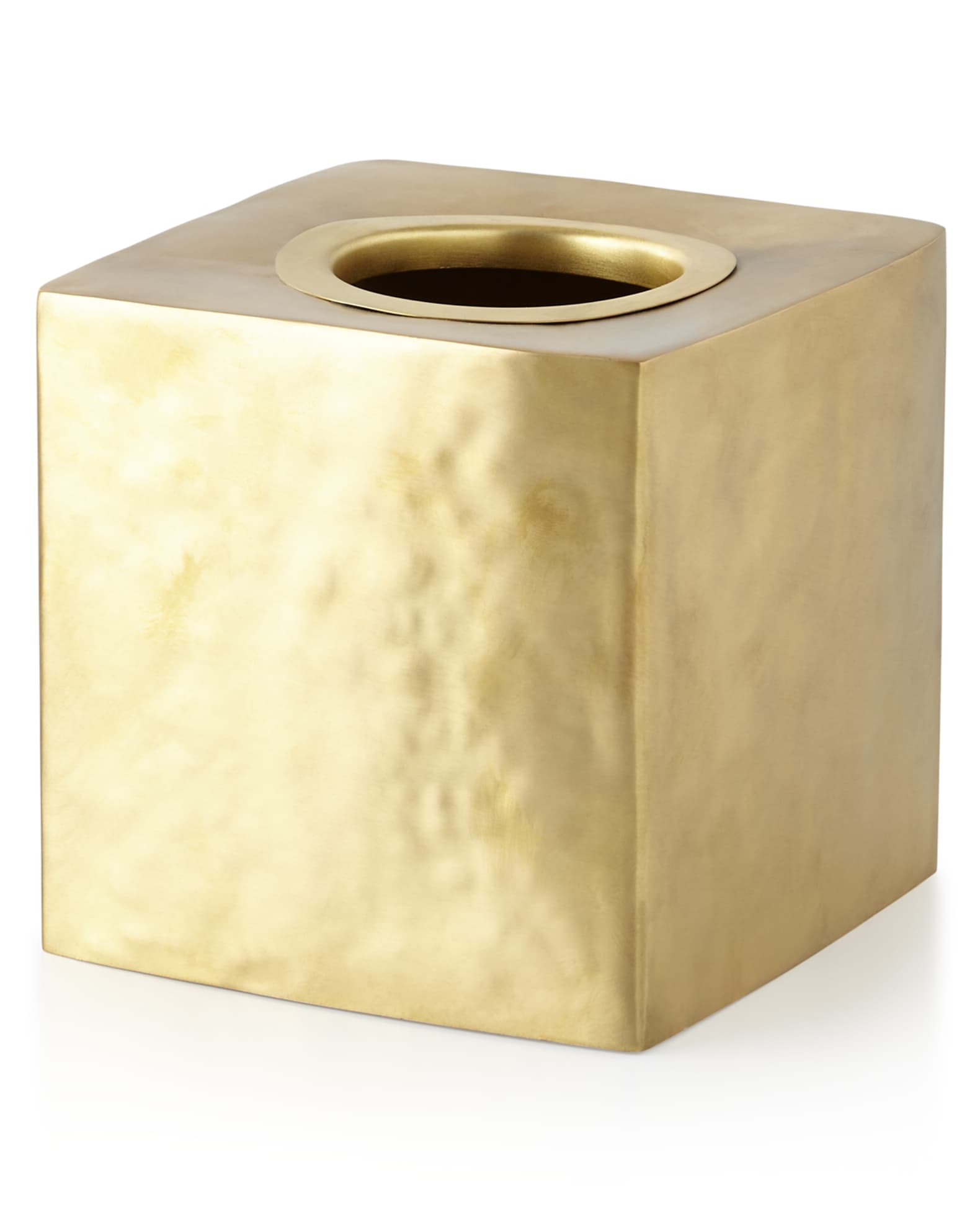 Modern Brass Tissue Box