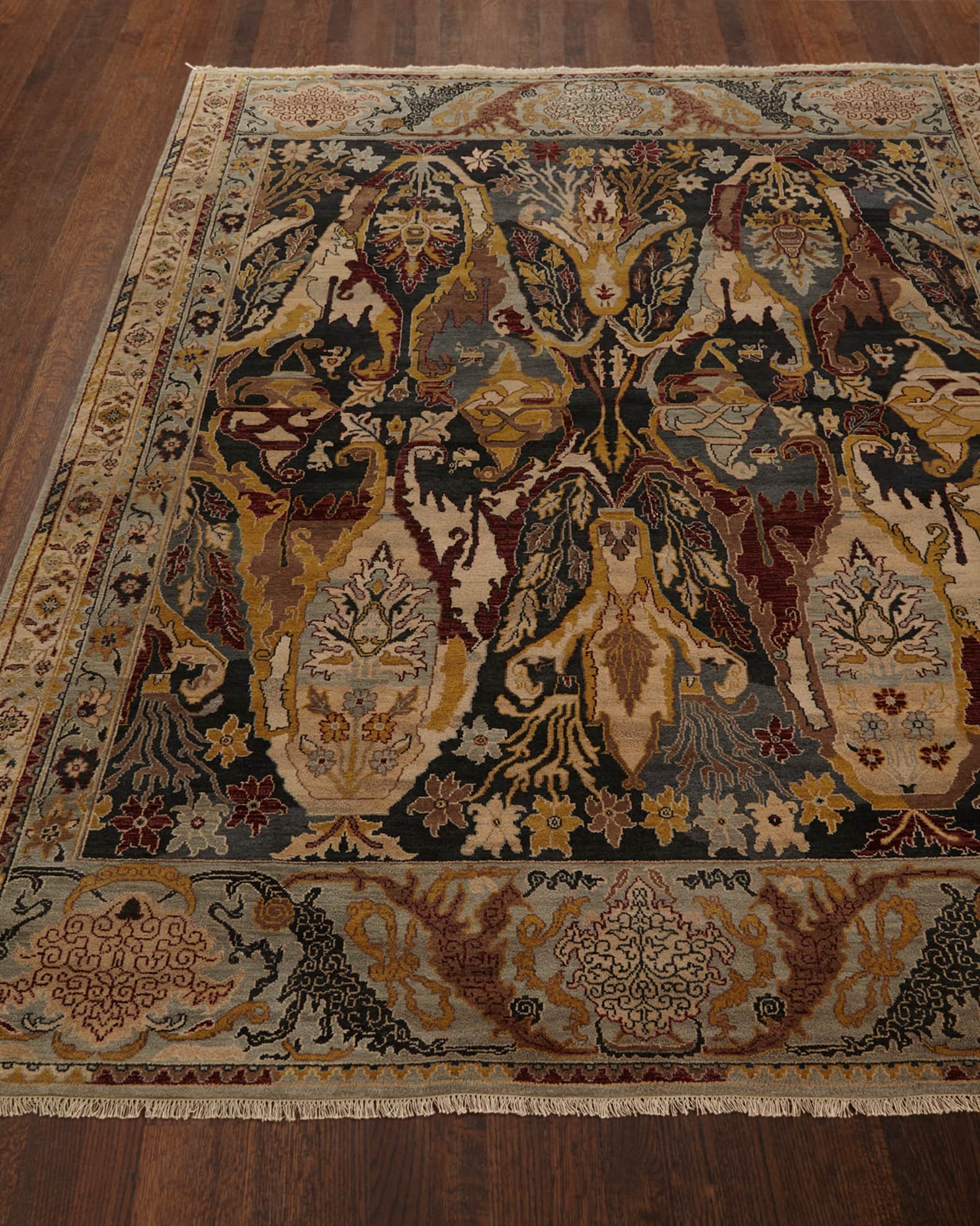 Exquisite Rugs Hamilton Hand-Knotted Rug, 10' x 14'