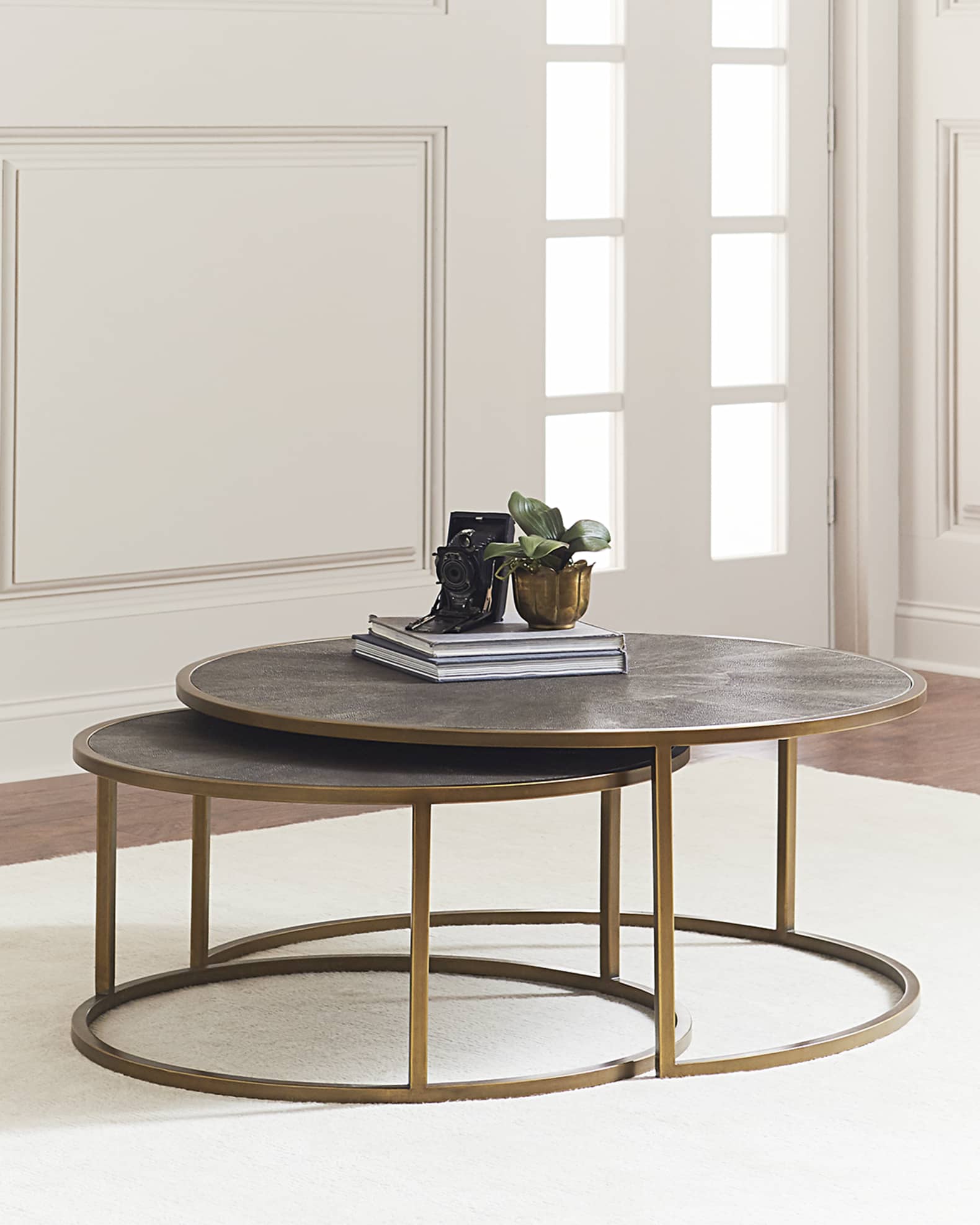 Four hands 2024 shagreen coffee table