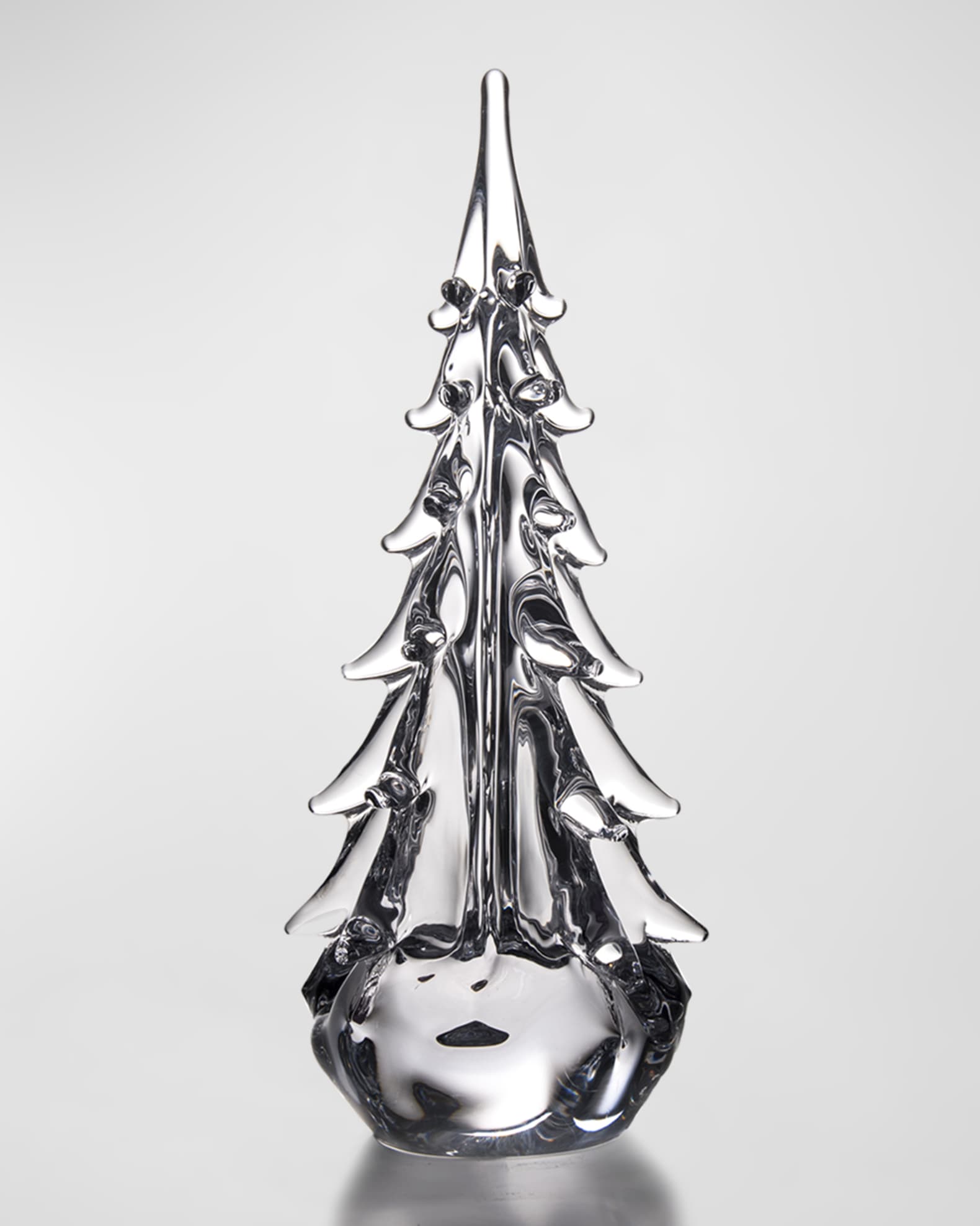 Simon Pearce FiveSided Evergreen Glass Tree 14" Horchow