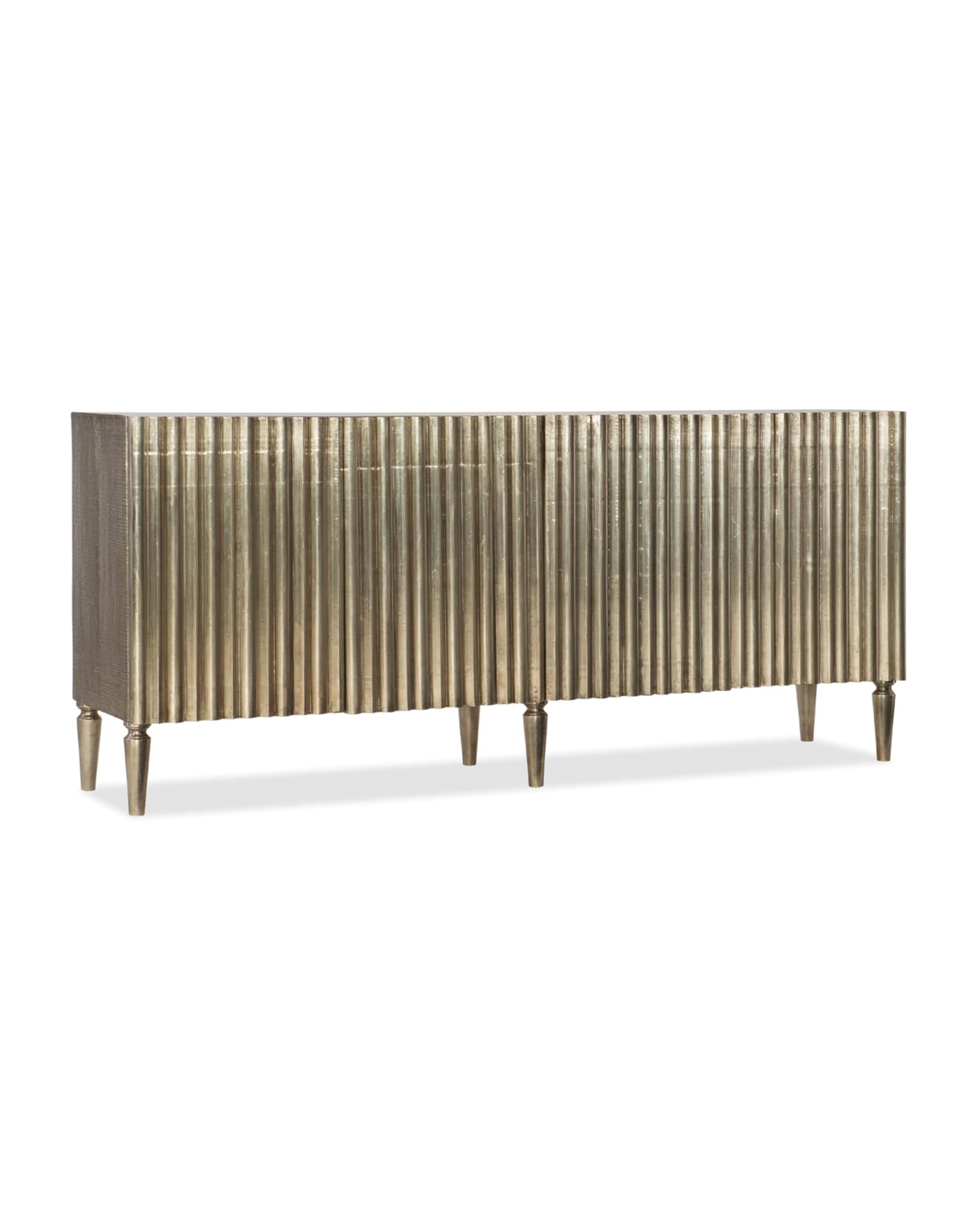 Hooker Furniture Riley Silver Wrapped Console