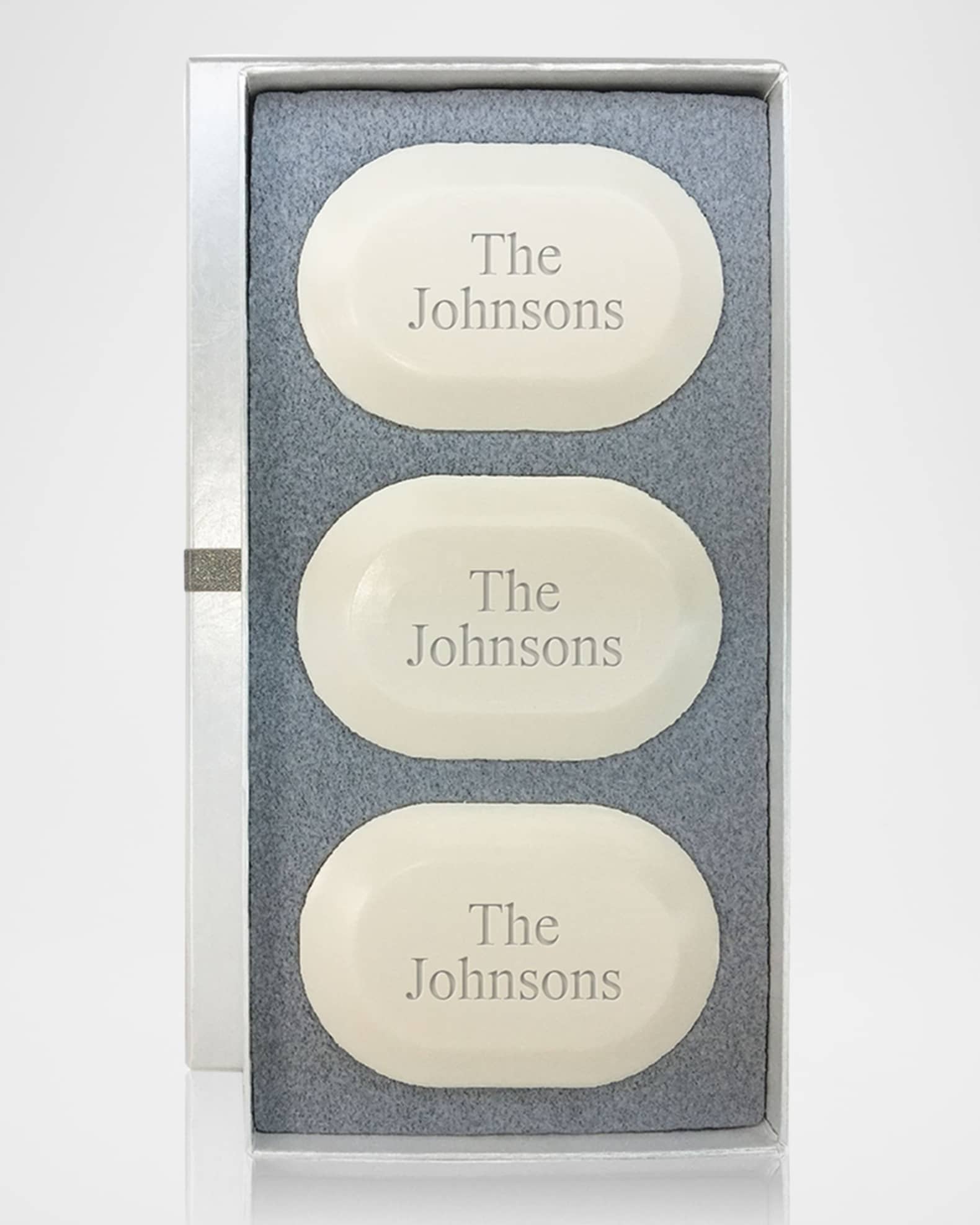 Carved Solutions Personalized Original Soap Trio - Name or Phrase