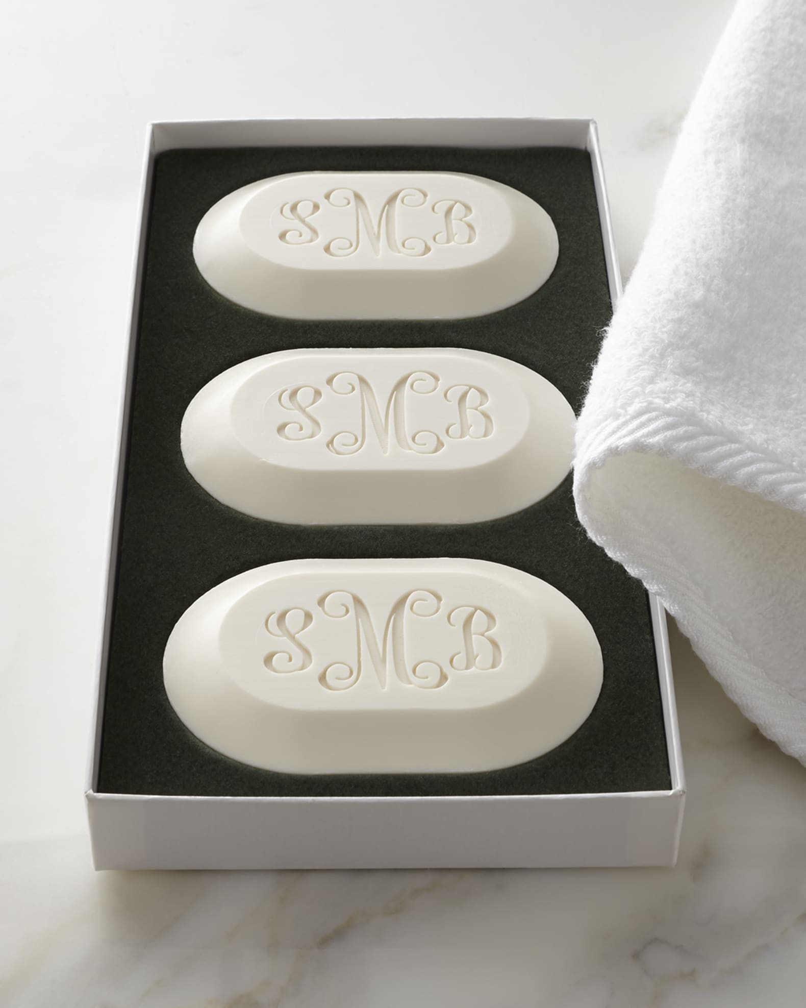 Carved Solutions Original Soap Trio - Monogram