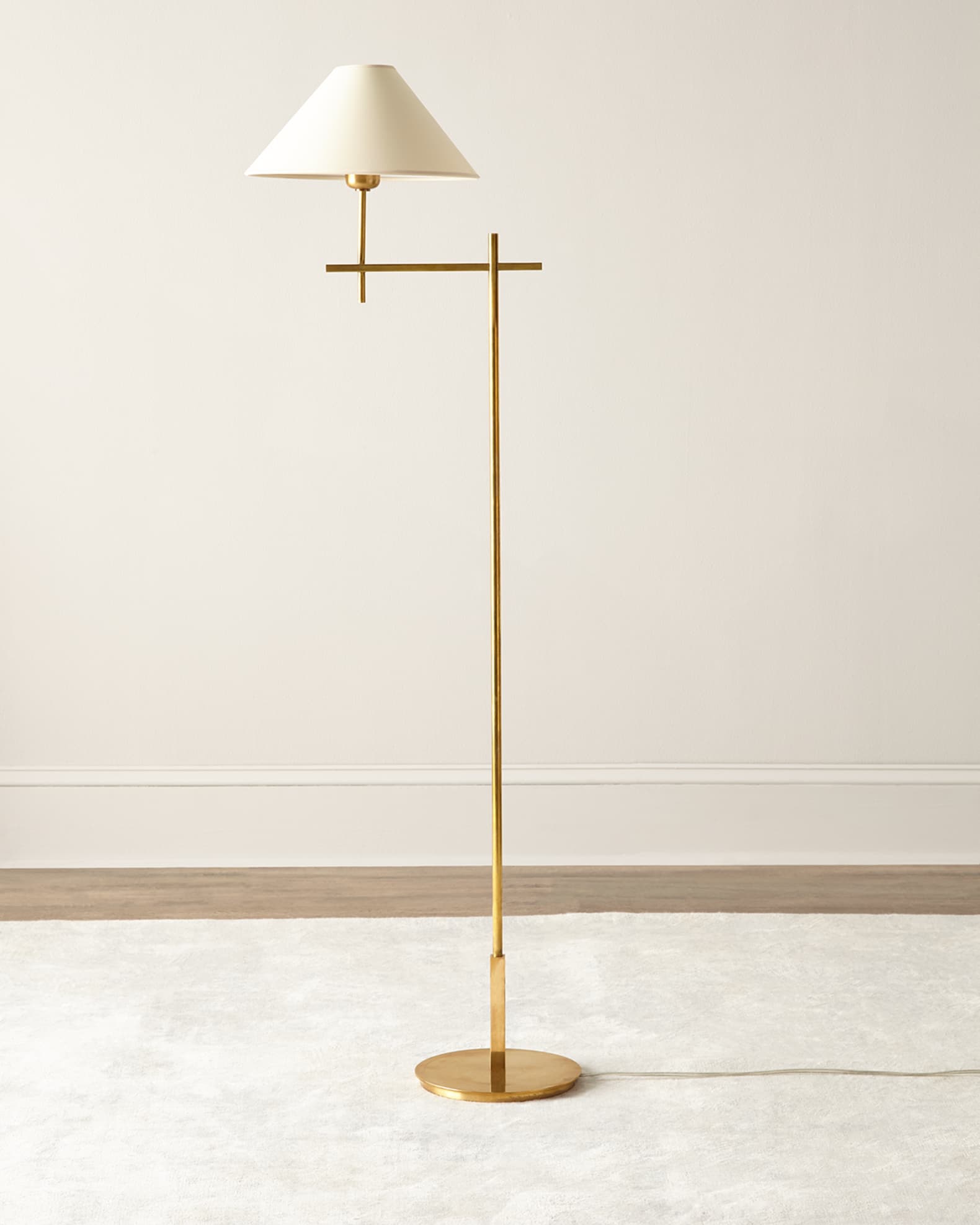 Visual Comfort Signature Gold Floor Lamp By J Randall Powers