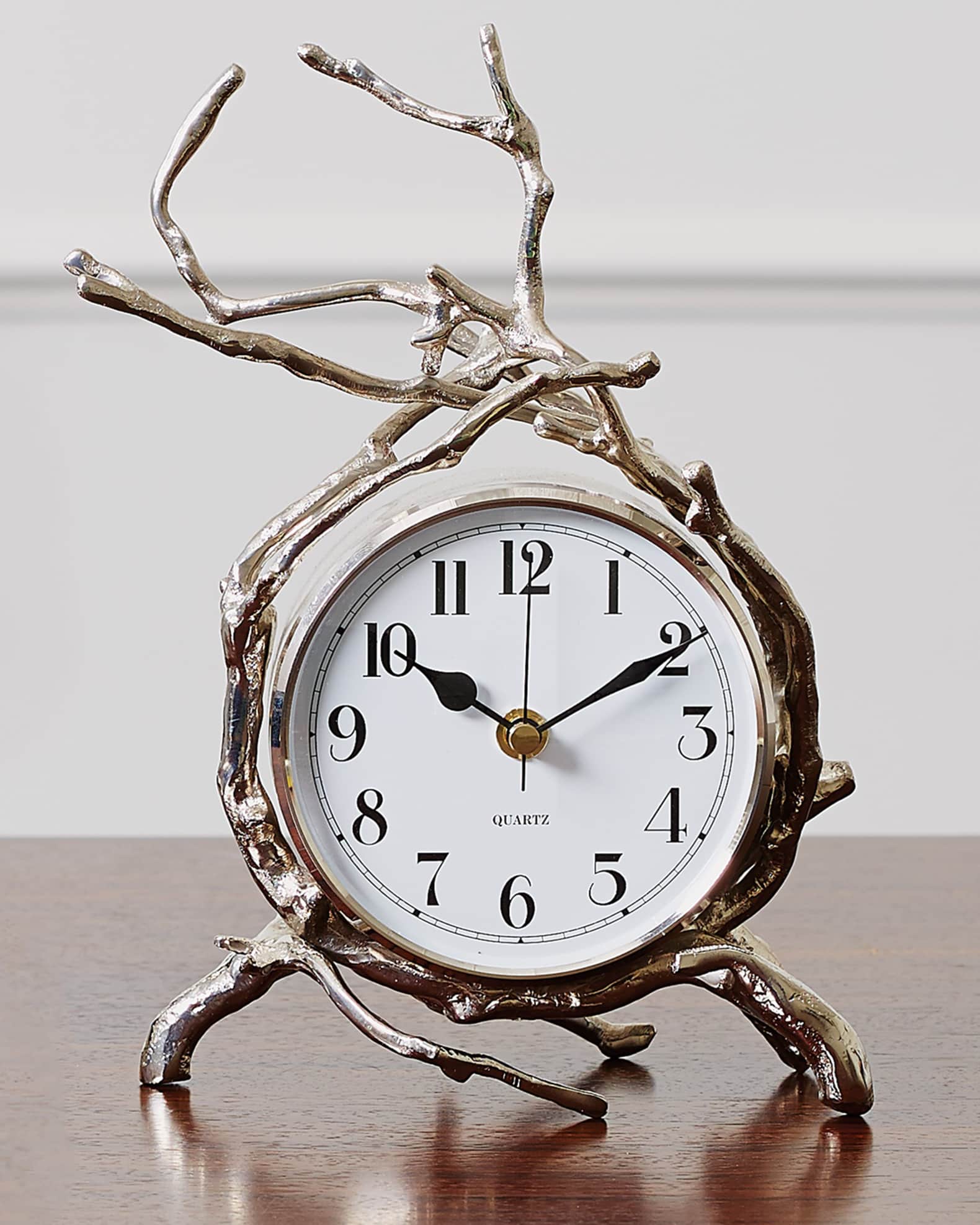 Global Views Twig Nickel Clock