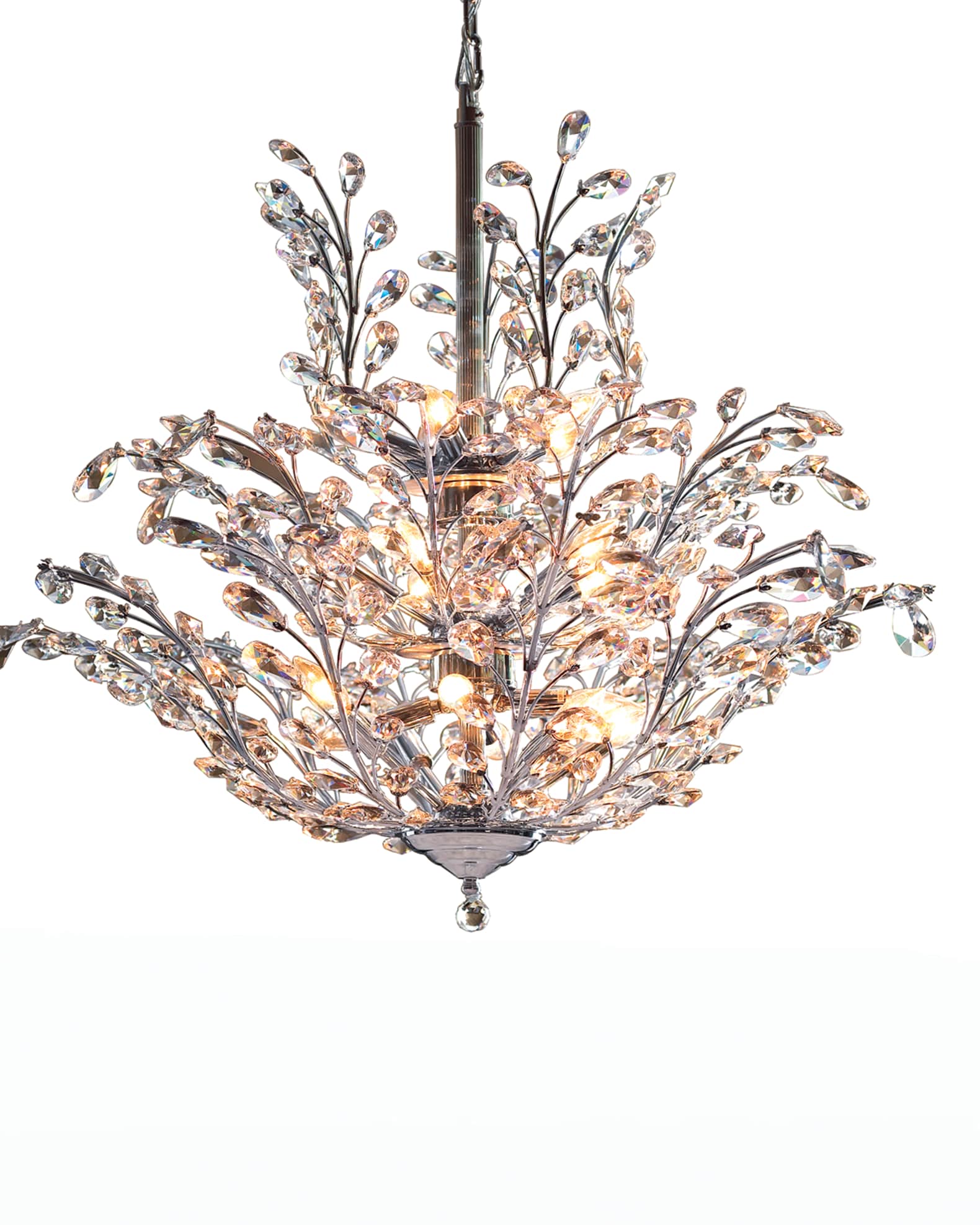 Chandelier with lights facing down new arrivals