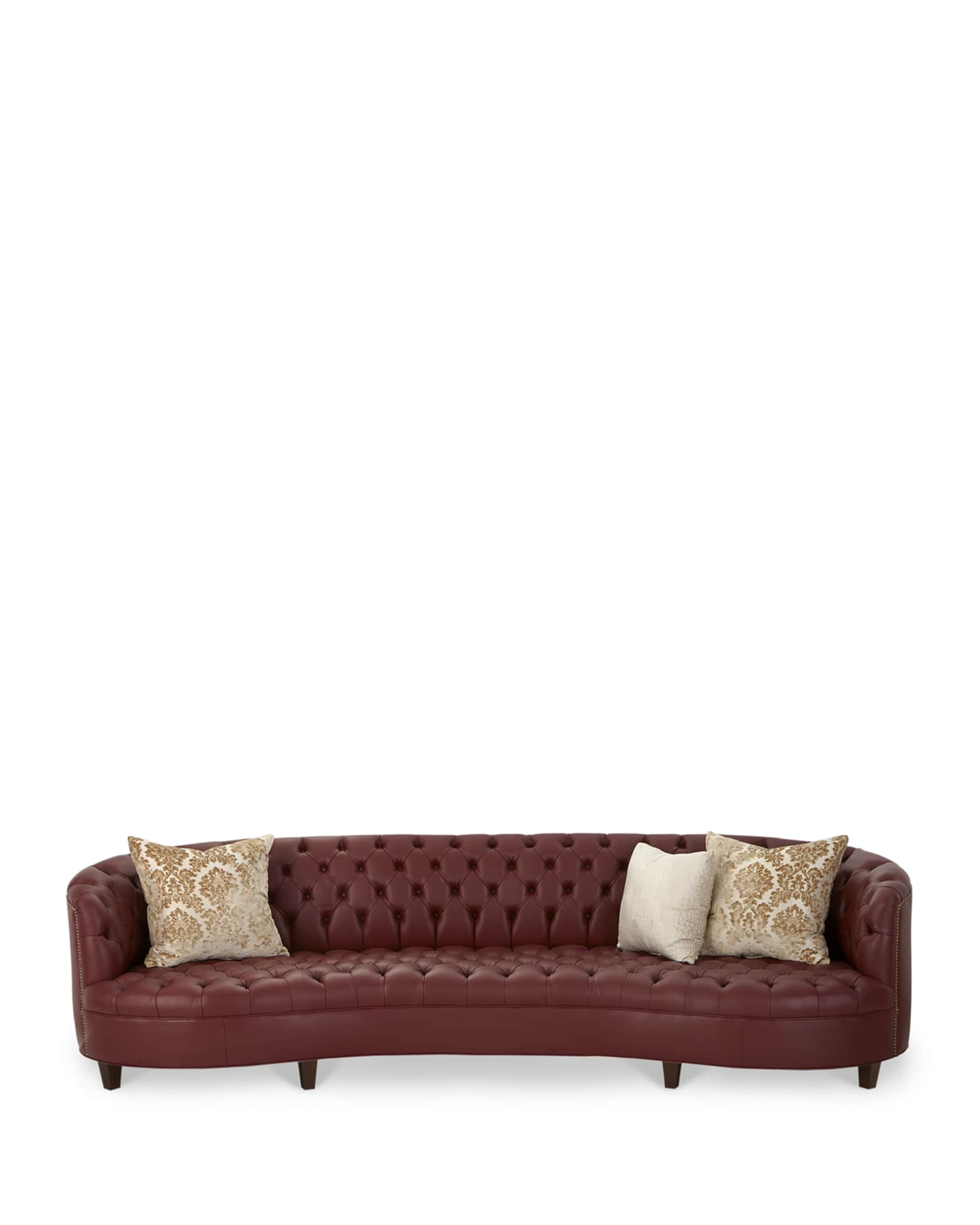 Haute House Magnolia Oxblood Tufted