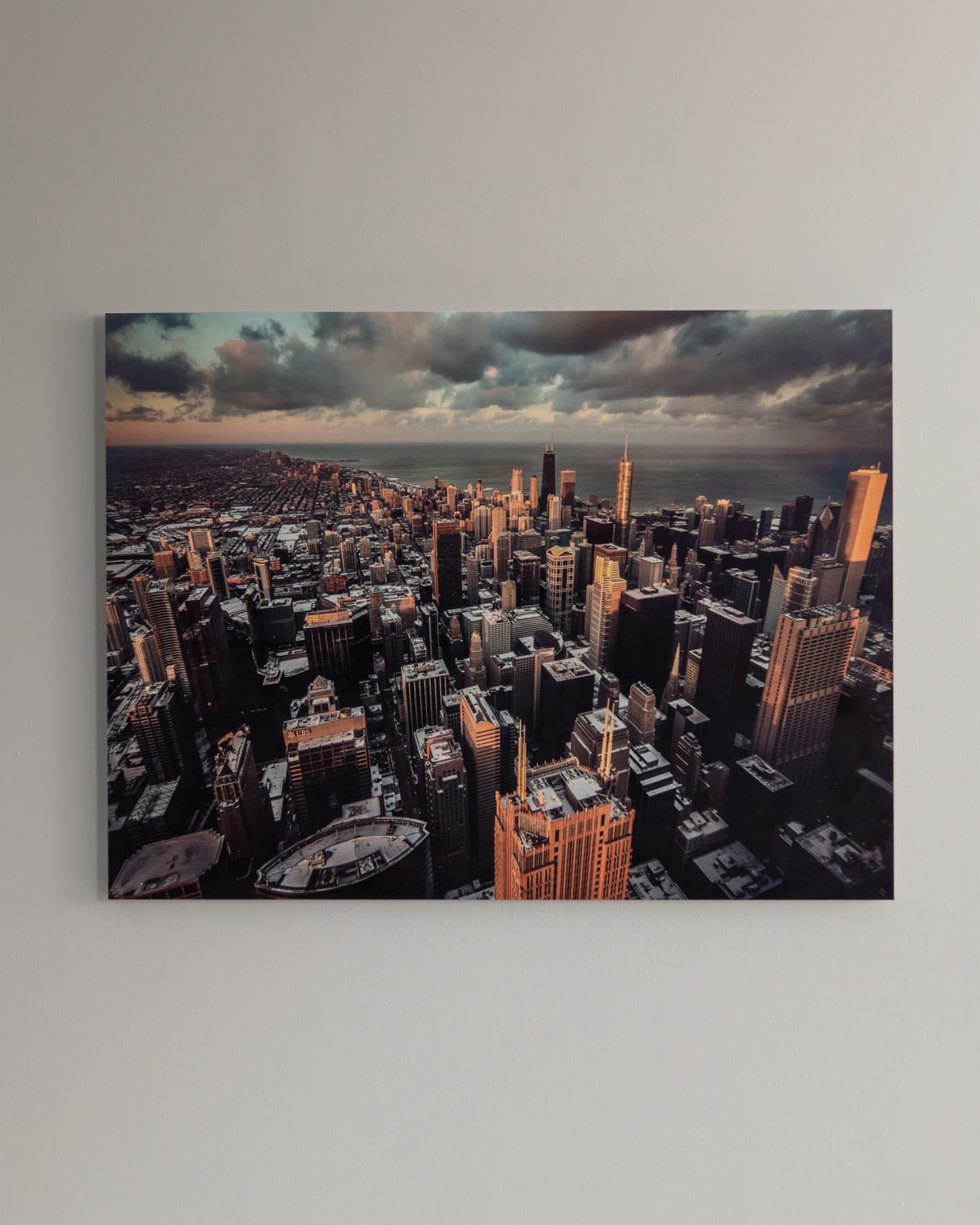 Four Hands "Chicago" Photography Print Handmade HD Metal & Acrylic Art