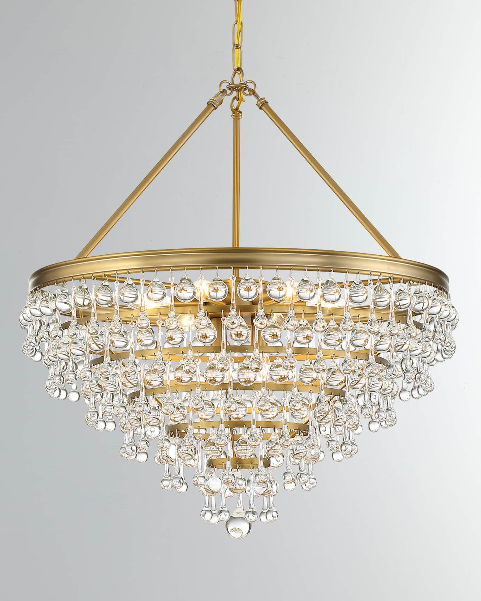 8 light crystal chandelier discount