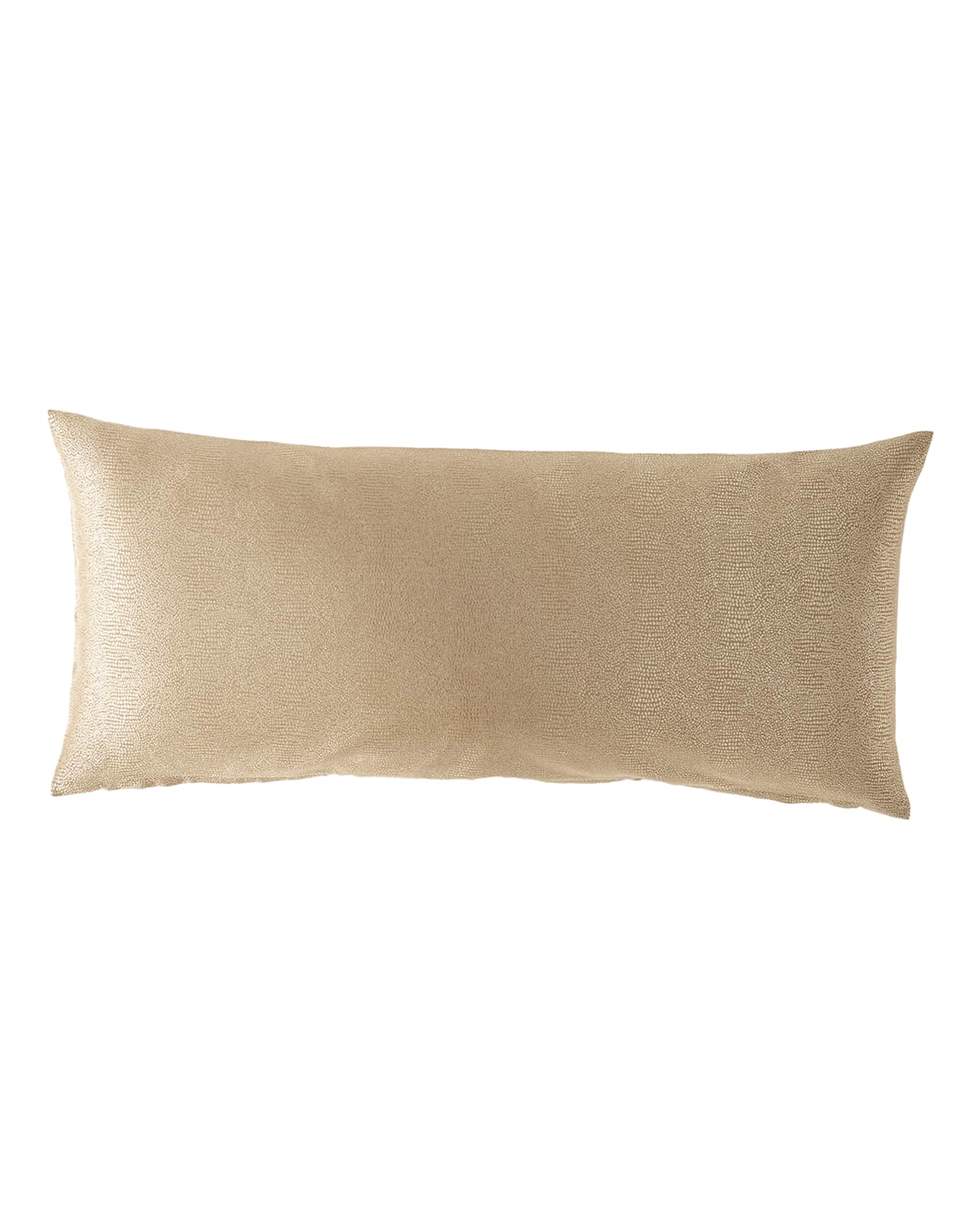 Gold 2025 oblong pillow
