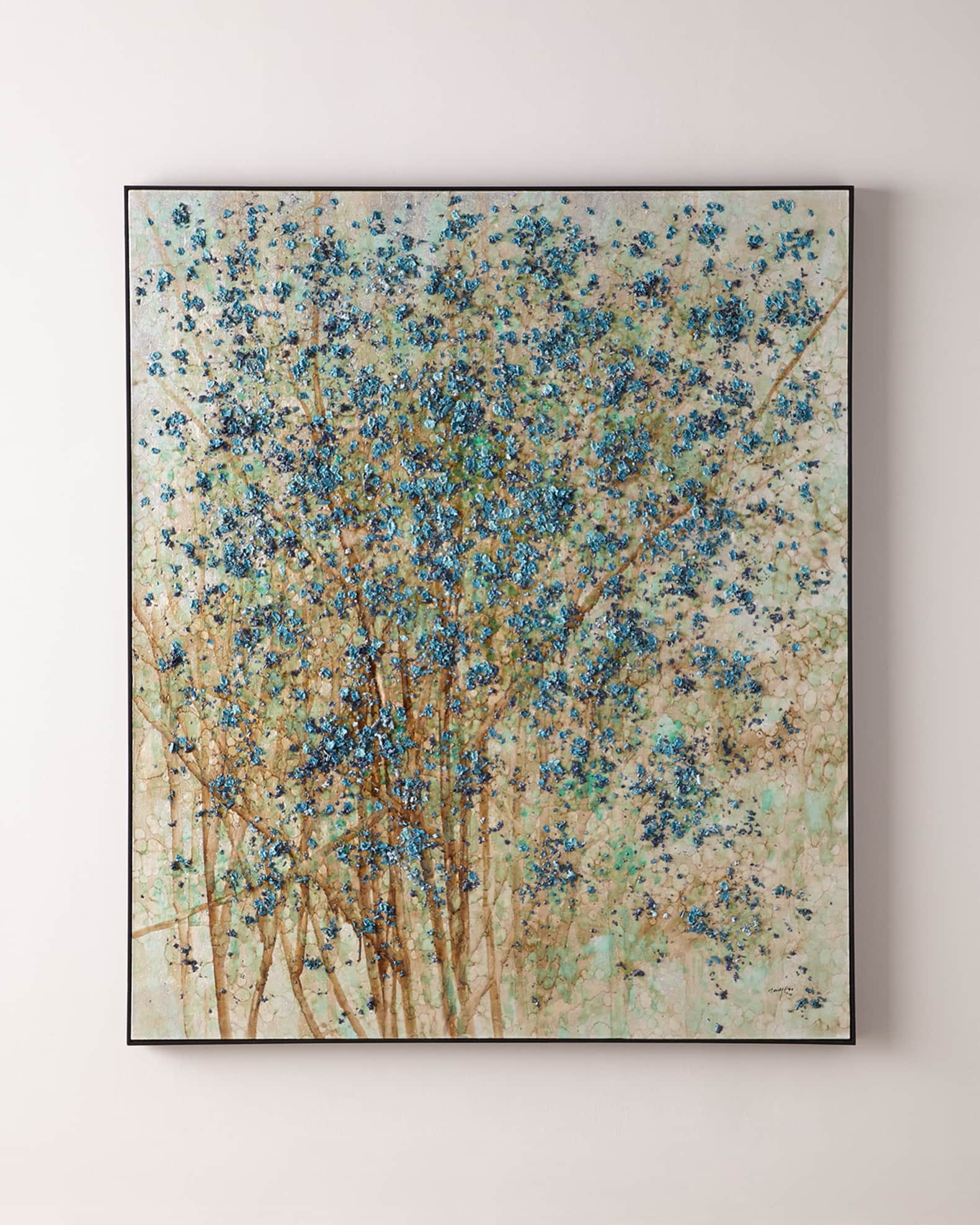 John-Richard Collection "Silvered Dogwood" Wall Art by Teng Fei