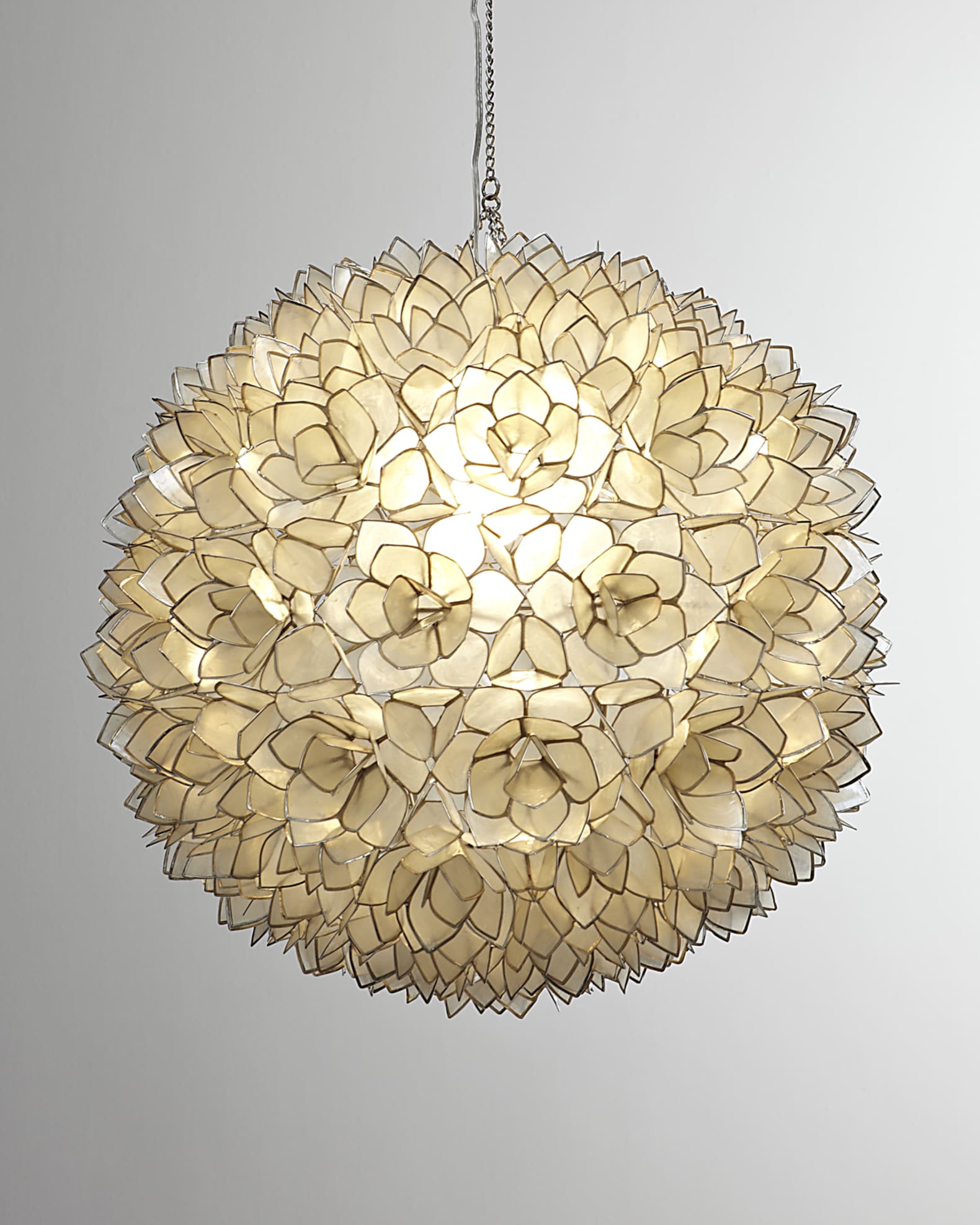 Capiz-Shell 1-Light Pendant, Lighting Pendant Lighting B2666