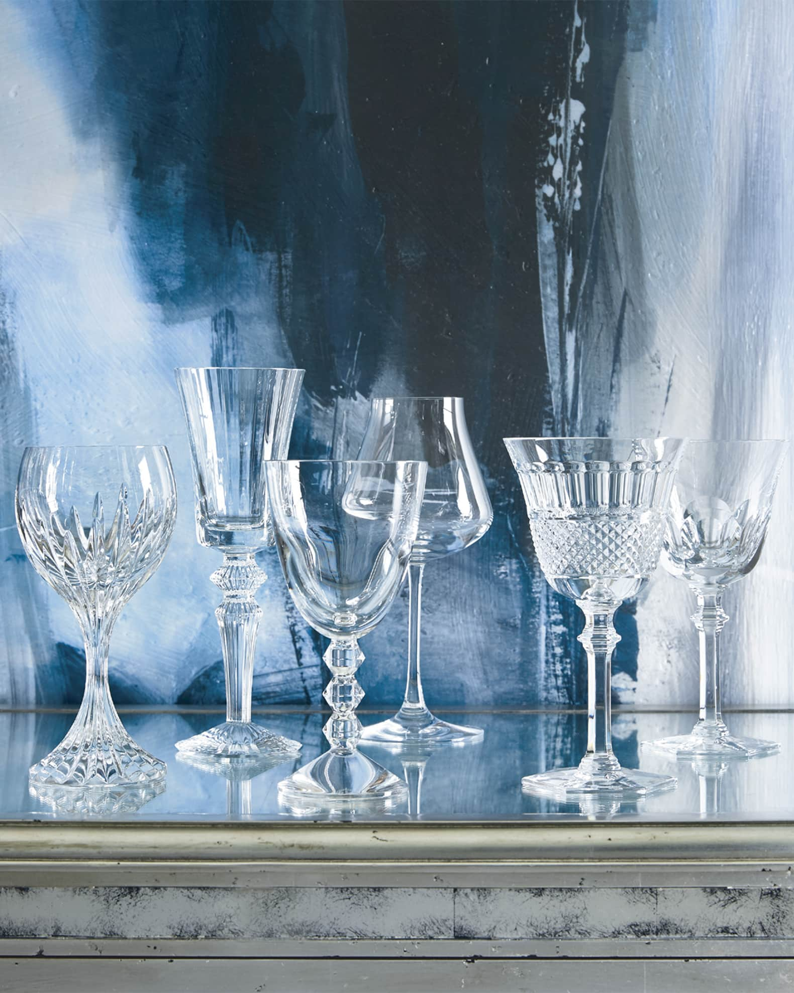 Lot - THIRTY-SIX BACCARAT CRYSTAL PERFECTION WINE GLASSES AND