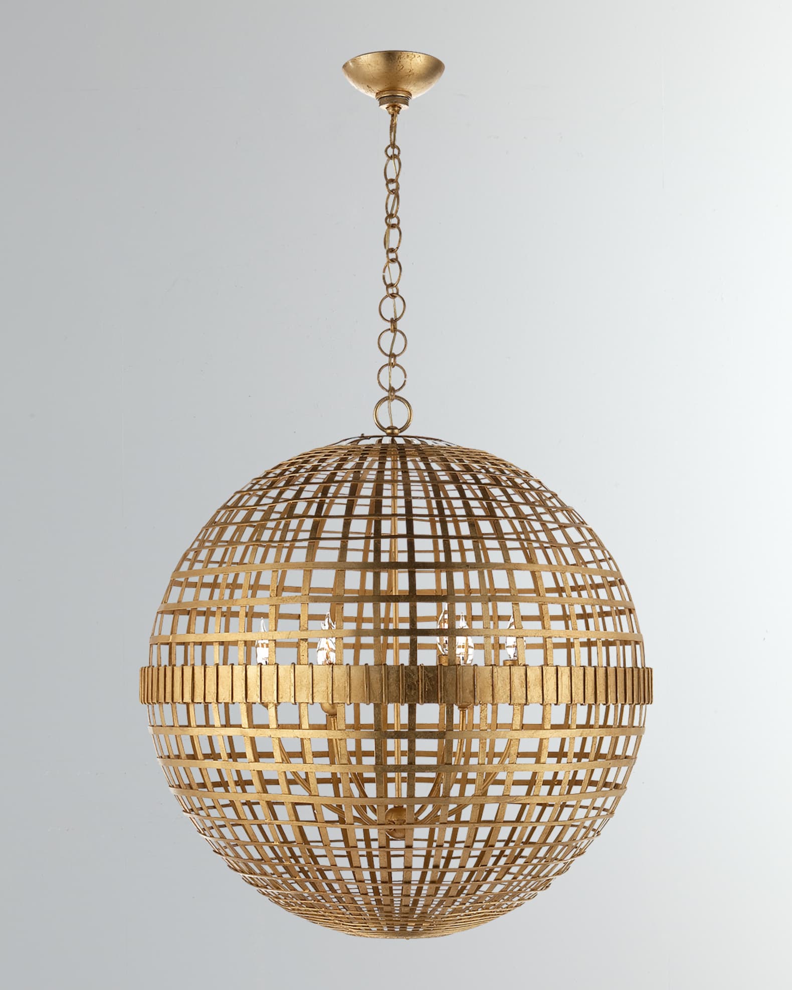 Visual Comfort Signature Mill Large Globe Lantern By AERIN