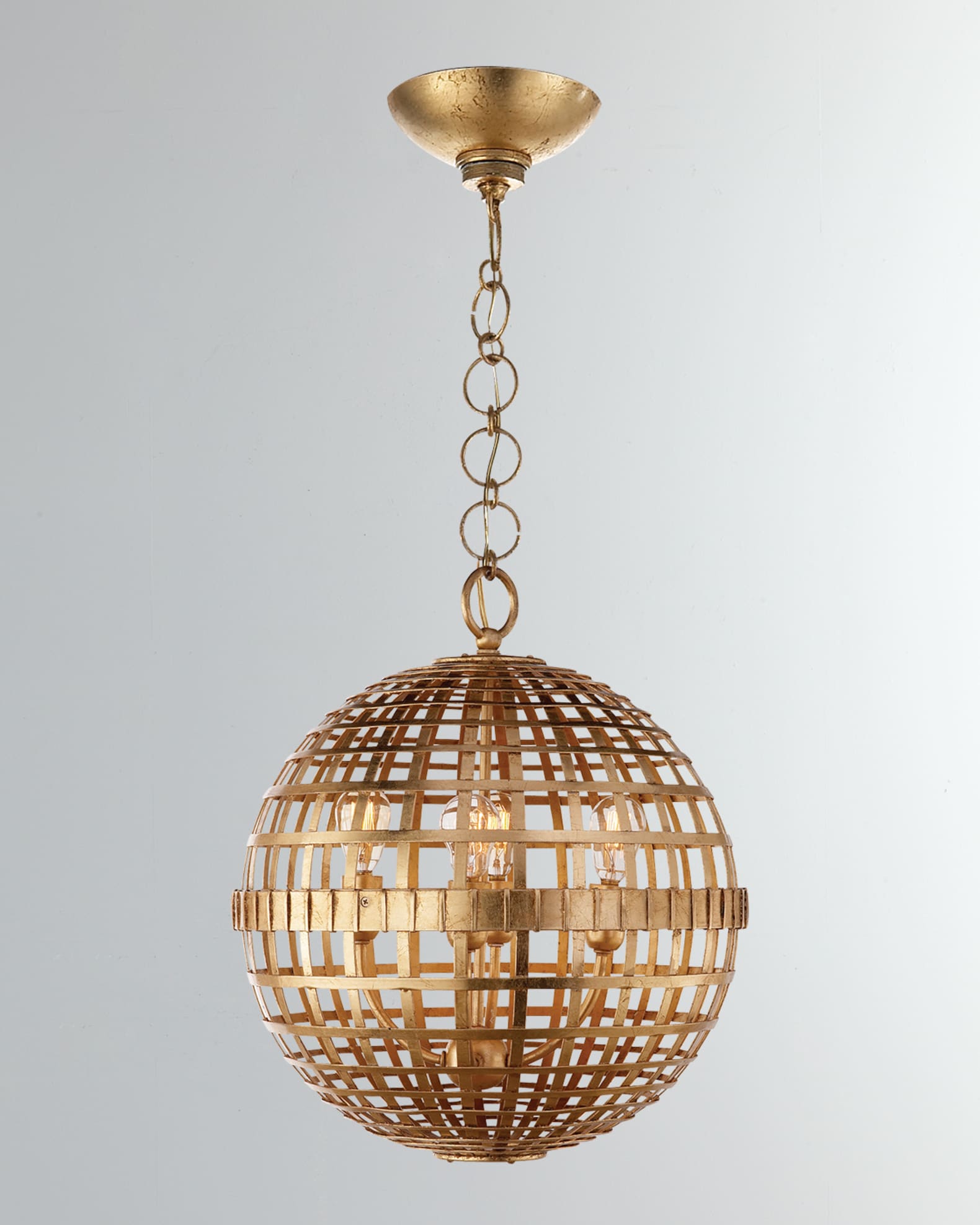 Visual Comfort Signature Mill Small Globe Lantern By AERIN