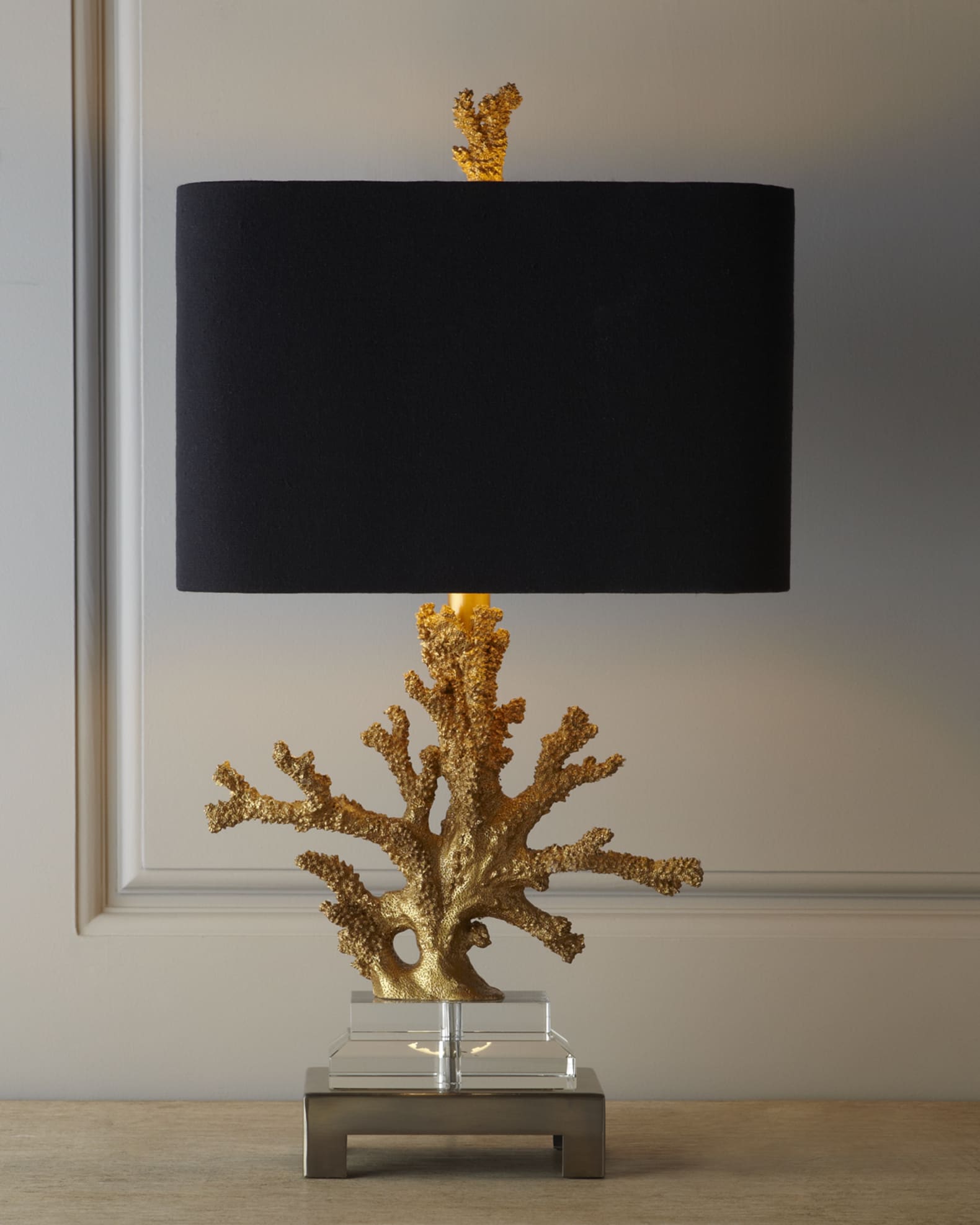 Coral cheap bedside lamp