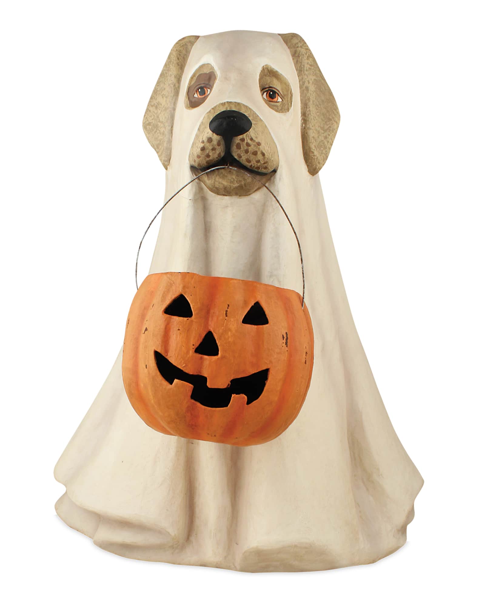 Bethany Lowe Ghost Dog Paper Mache Halloween Decoration Horchow