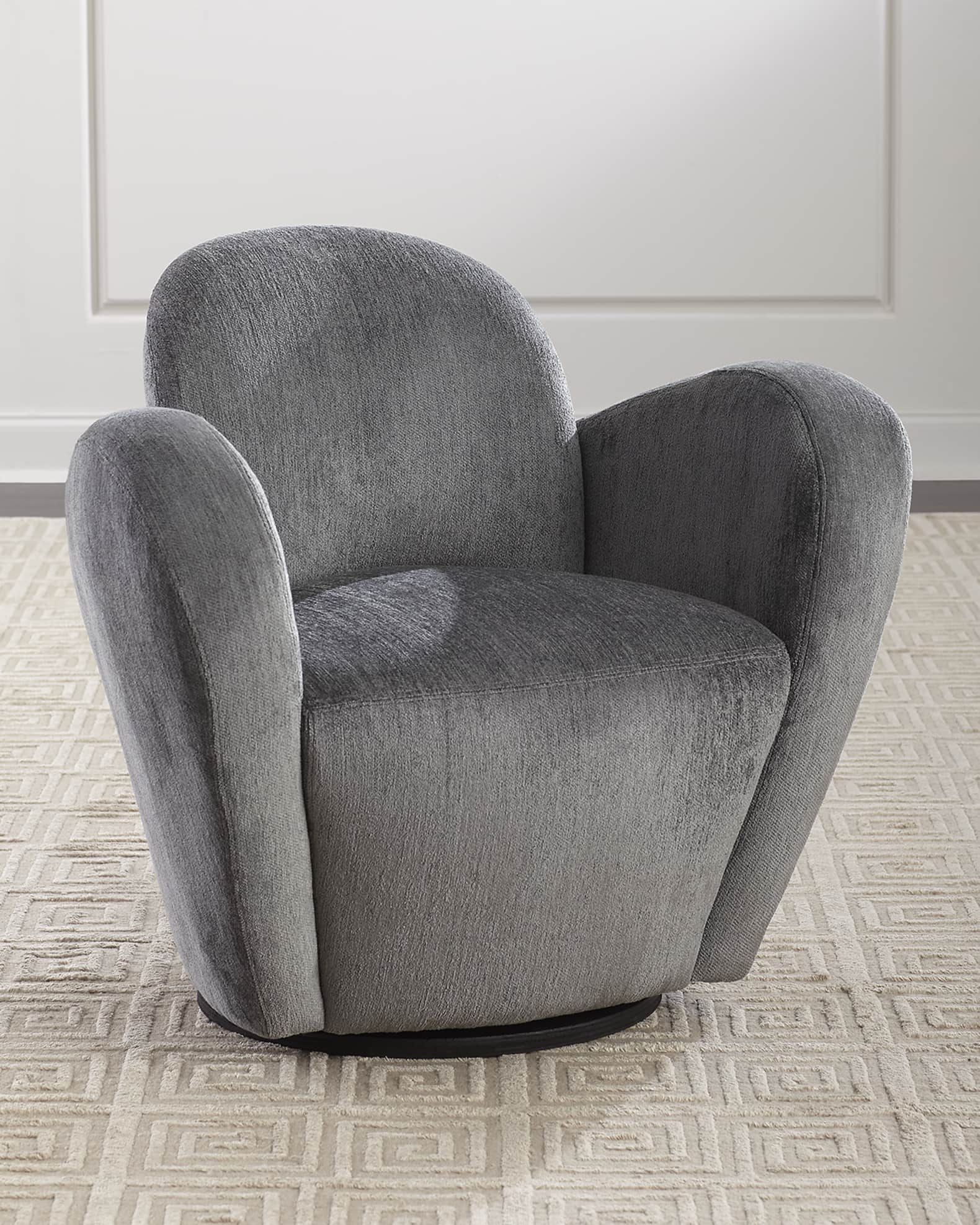 Interlude Home Miami Swivel Chair