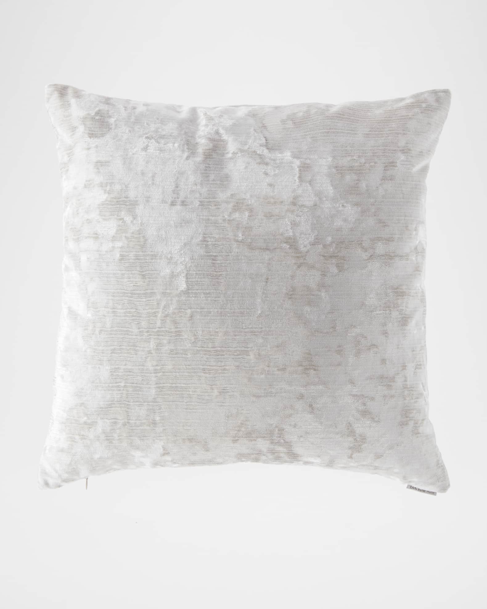 D.V. KAP Home Miranda Textured Pillow, Pearl Horchow