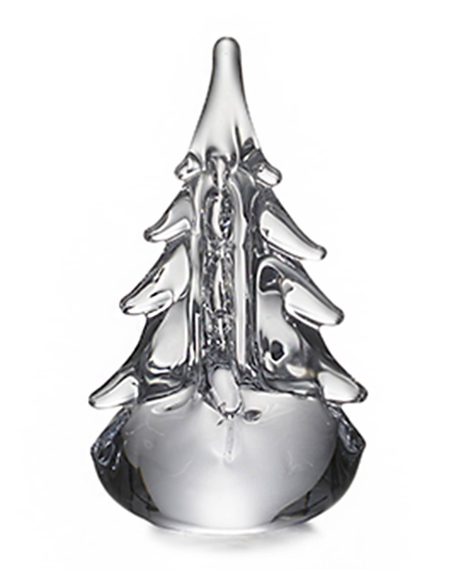 Simon Pearce Vermont 5-Sided Glass Evergreen, 6"
