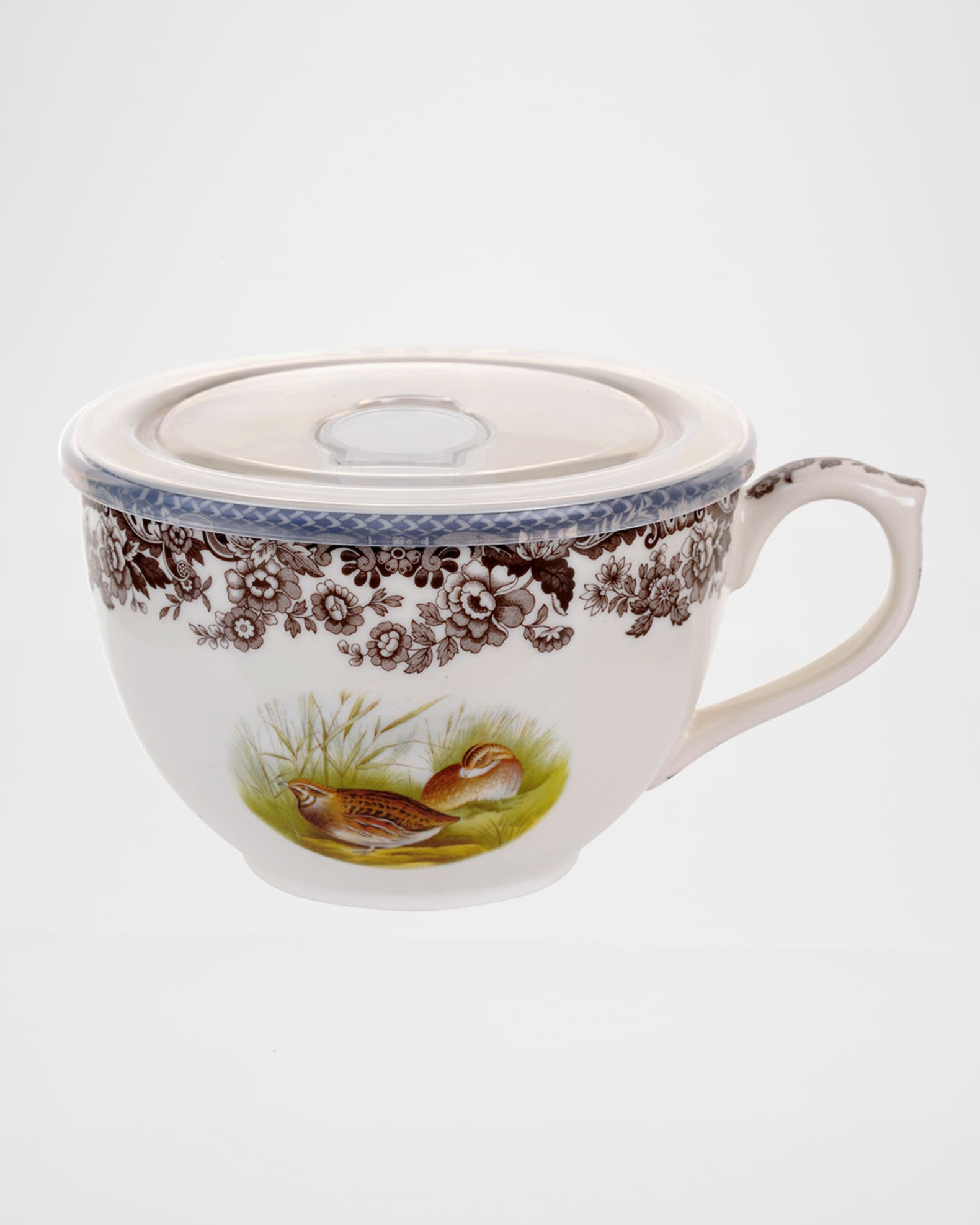 Spode Woodland Wild Quail Jumbo Cup with Lid