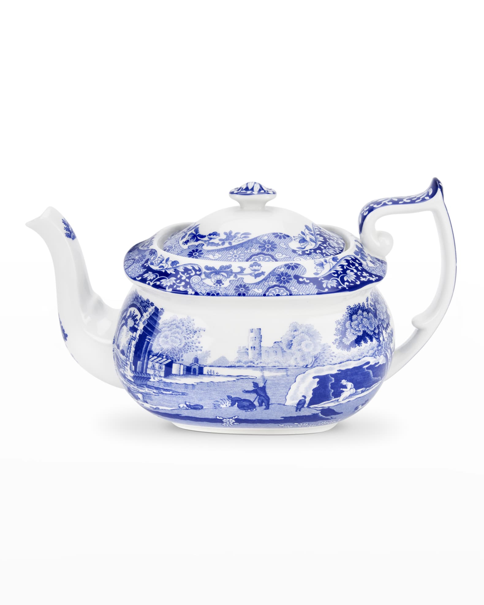 Spode Blue Italian Teapot | Horchow