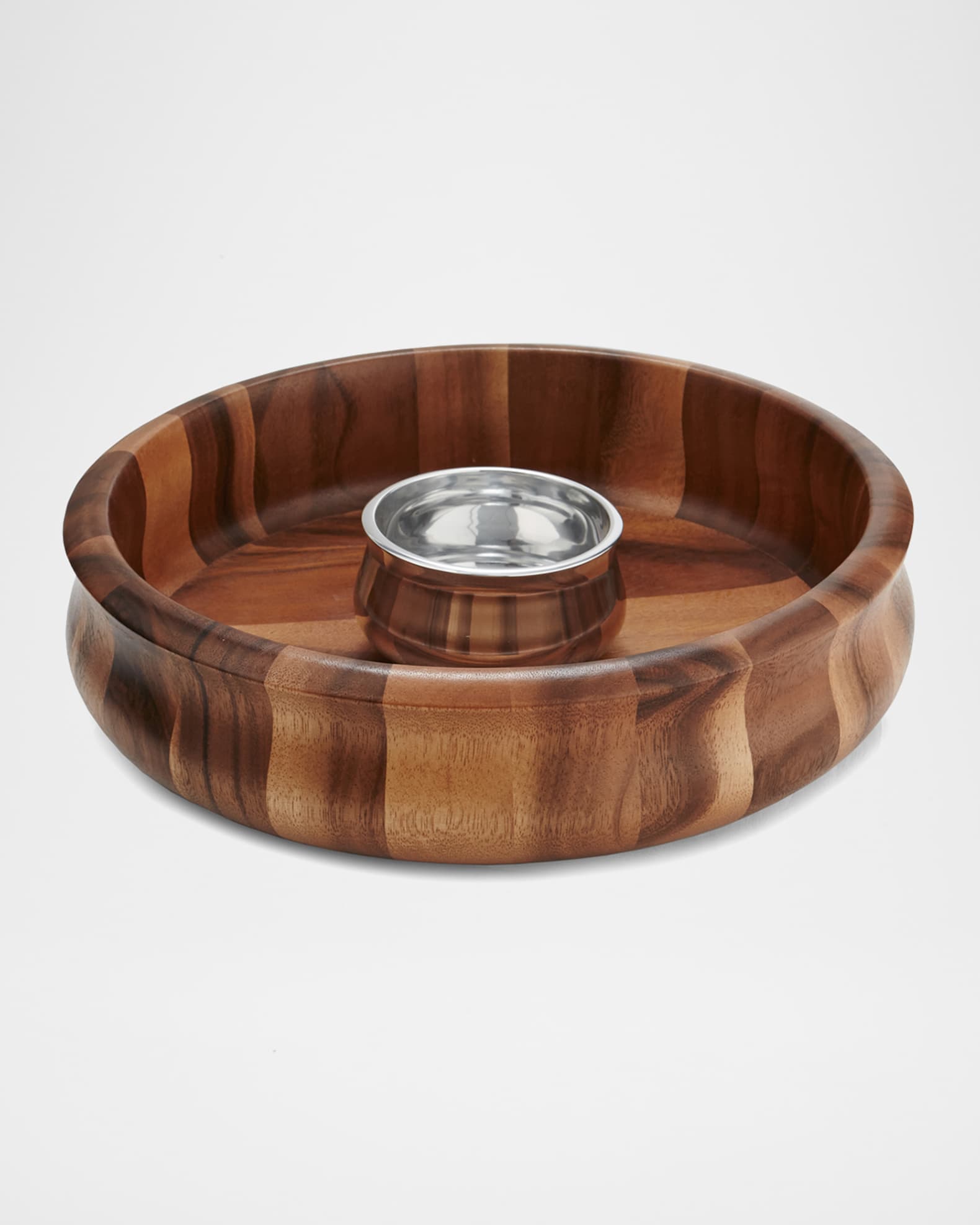 Nambe Nara Chip & Dip Server Horchow